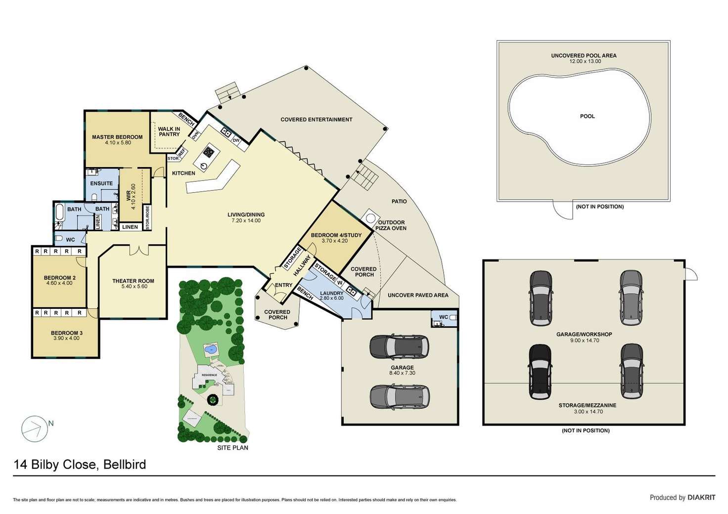 Floorplan of Homely house listing, 14 Bilby Close, Bellbird NSW 2325