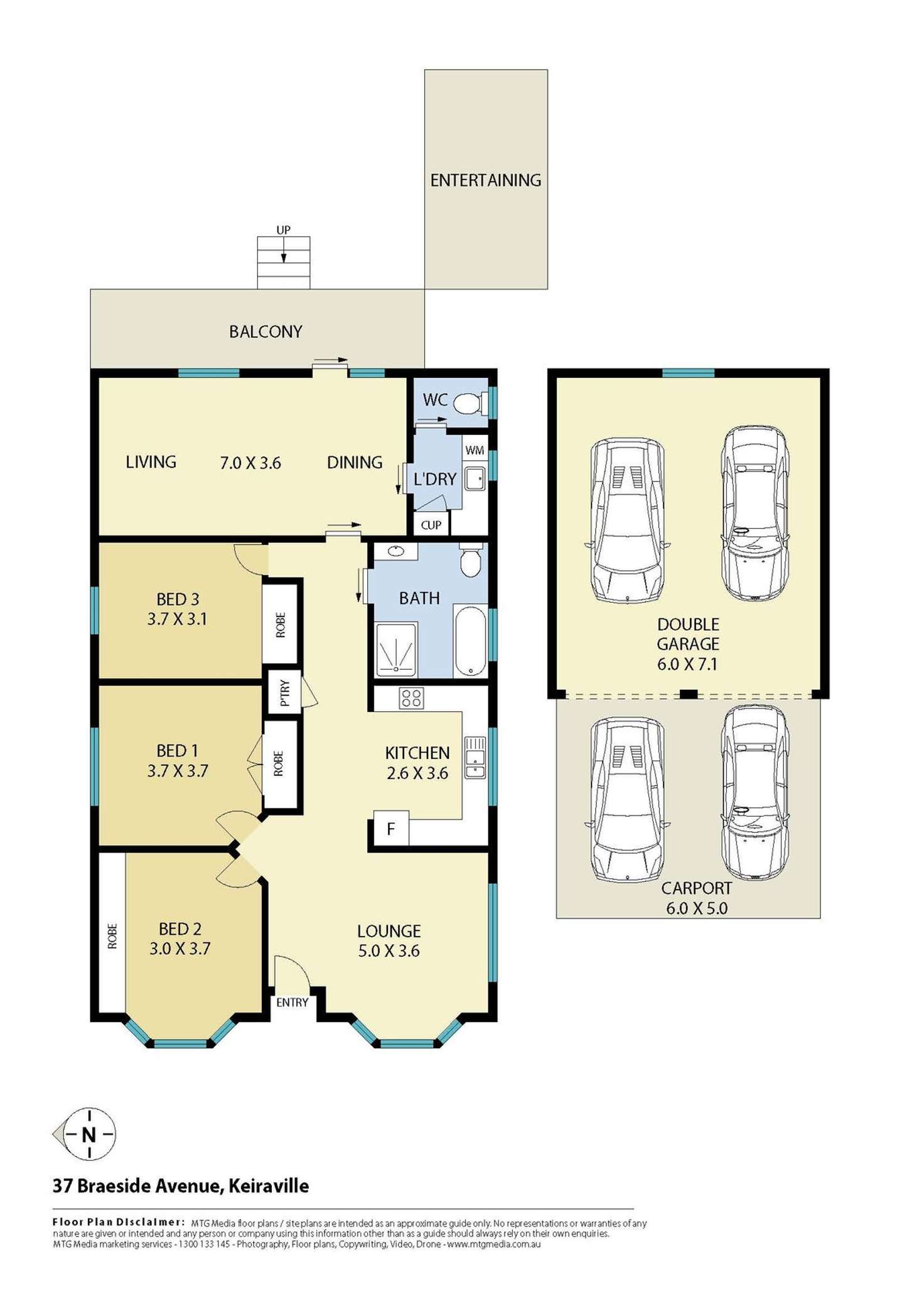 Floorplan of Homely house listing, 37 Braeside Avenue, Keiraville NSW 2500