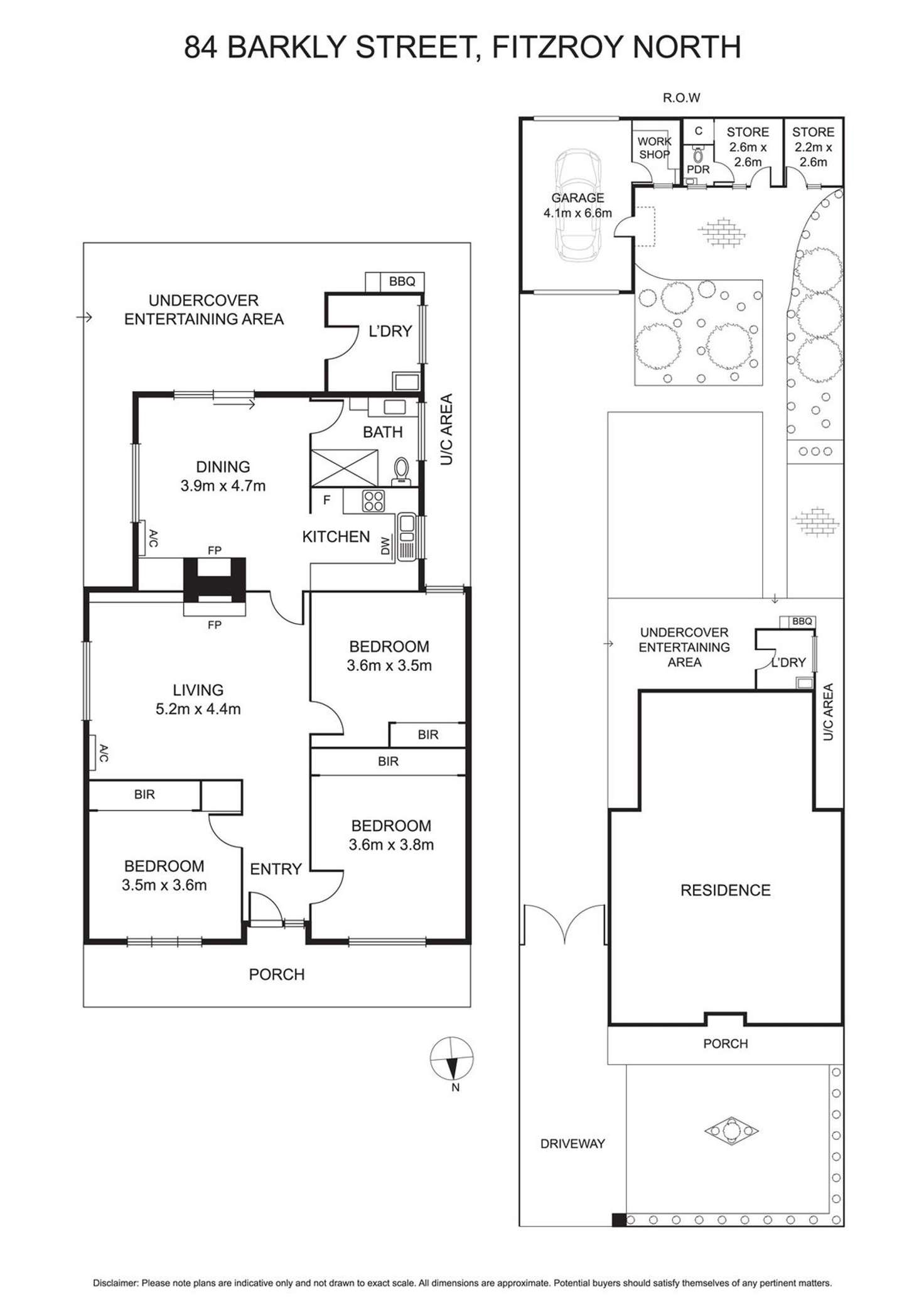 Floorplan of Homely house listing, 84 Barkly Street, Fitzroy North VIC 3068