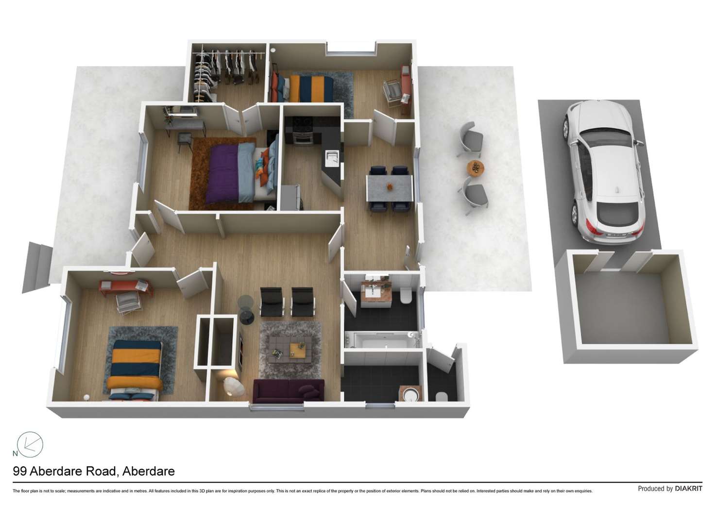 Floorplan of Homely house listing, 99 Aberdare Road, Aberdare NSW 2325