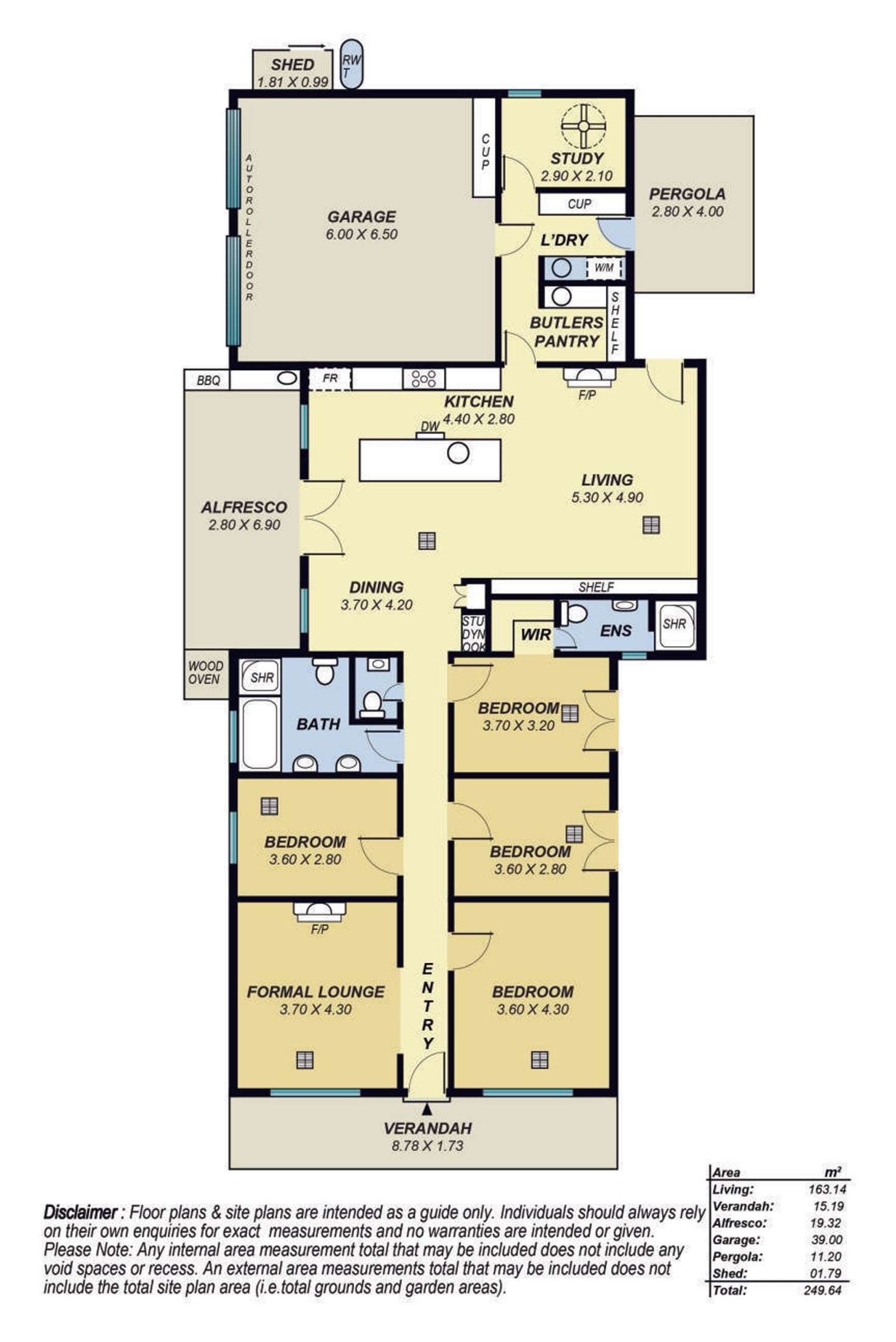 Floorplan of Homely house listing, 34 Jervois Street, Glenelg North SA 5045