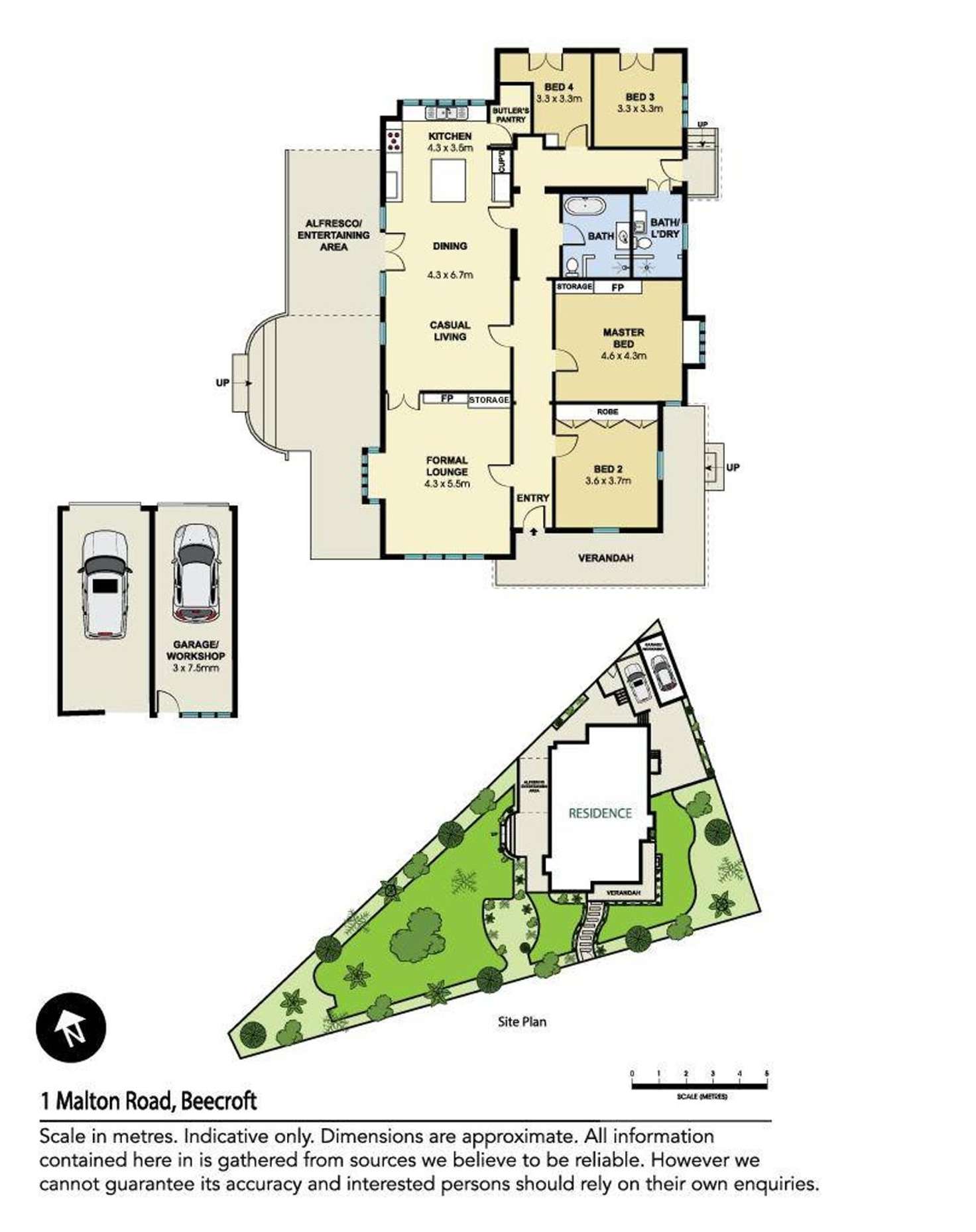 Floorplan of Homely house listing, 1 Malton Road, Beecroft NSW 2119