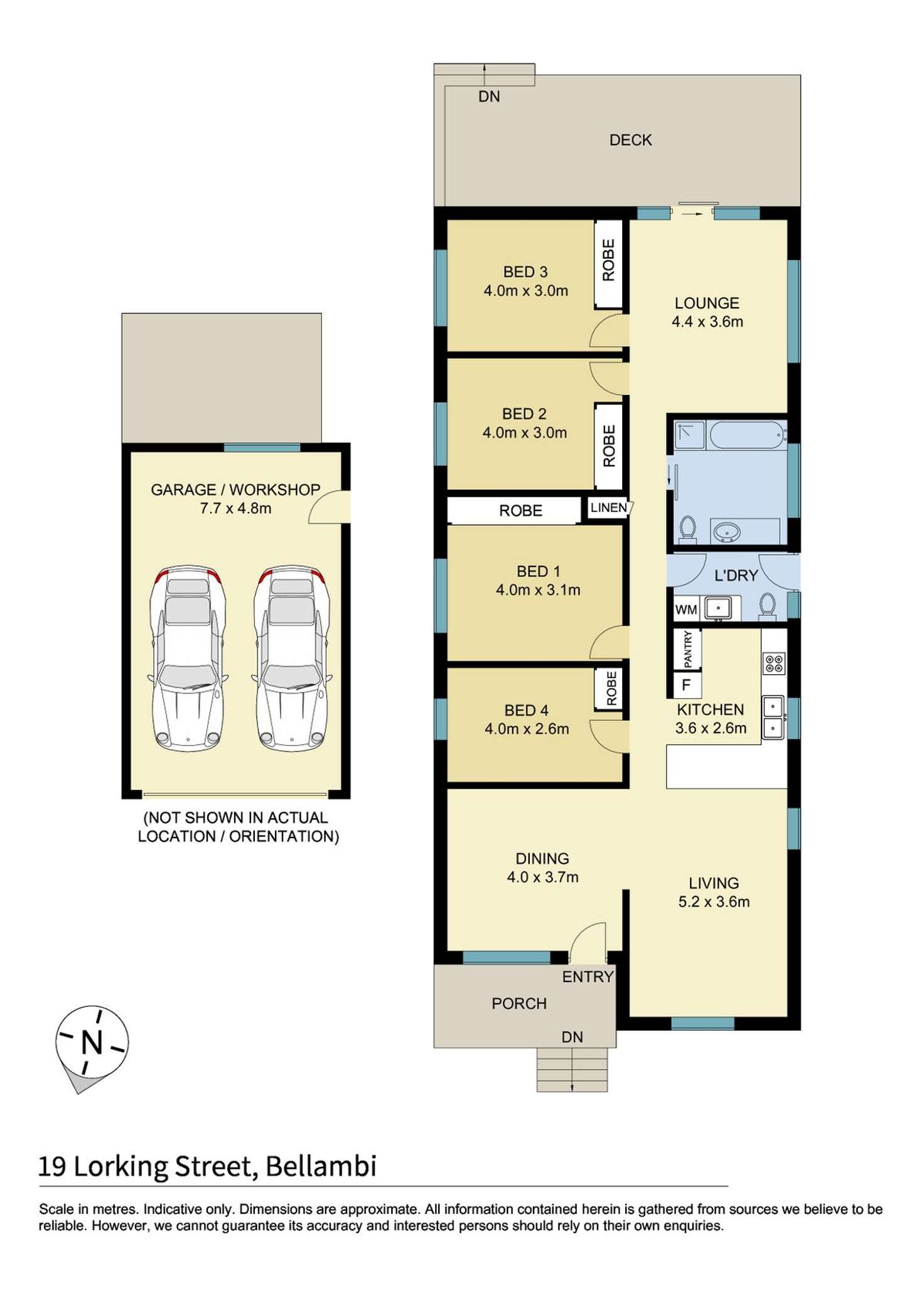 Floorplan of Homely house listing, 19 Lorking Street, Bellambi NSW 2518