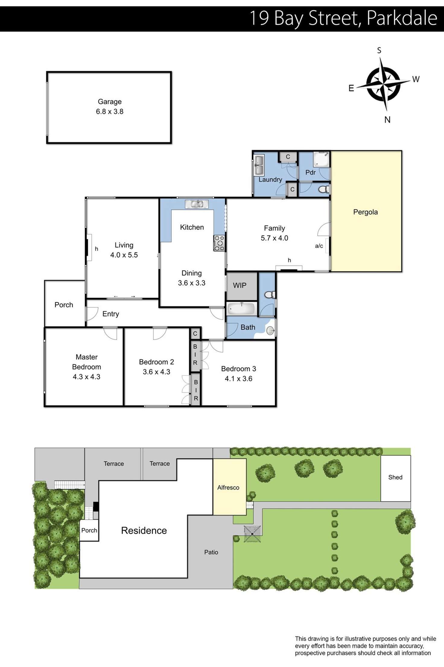 Floorplan of Homely house listing, 19 Bay Street, Parkdale VIC 3195