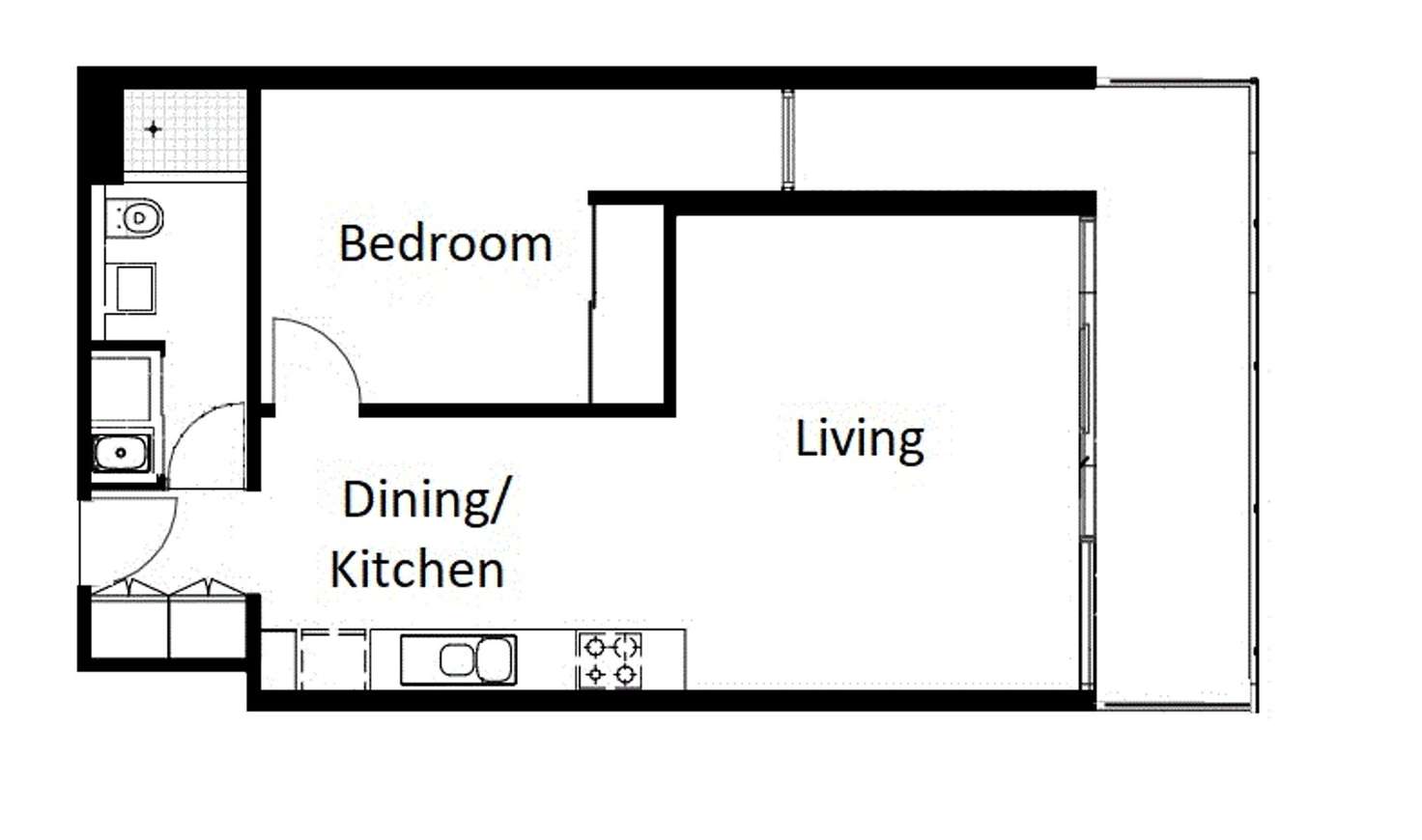 Floorplan of Homely apartment listing, 4/60 Keilor Road, Essendon North VIC 3041