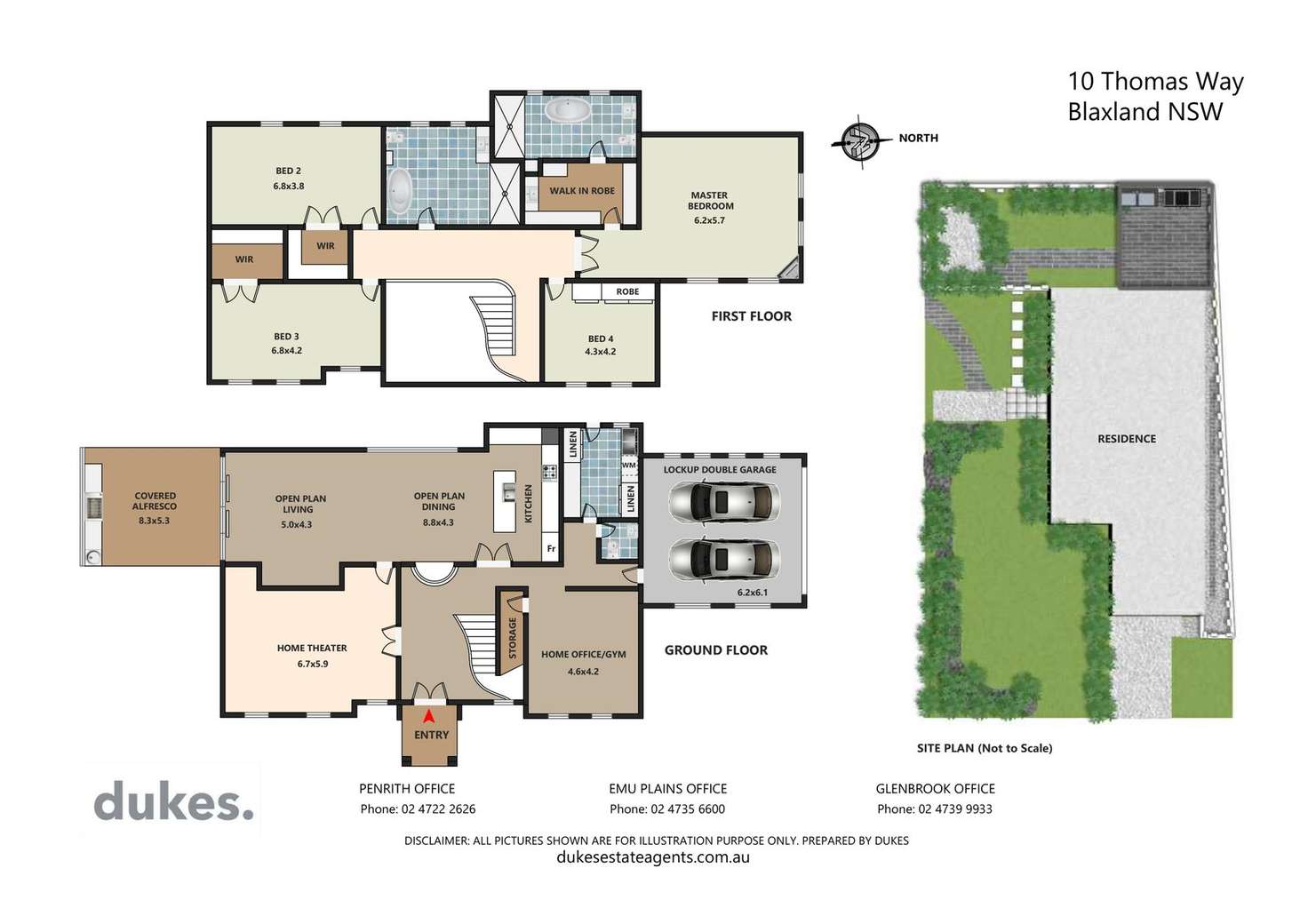 Floorplan of Homely house listing, 10 Thomas Way, Blaxland NSW 2774