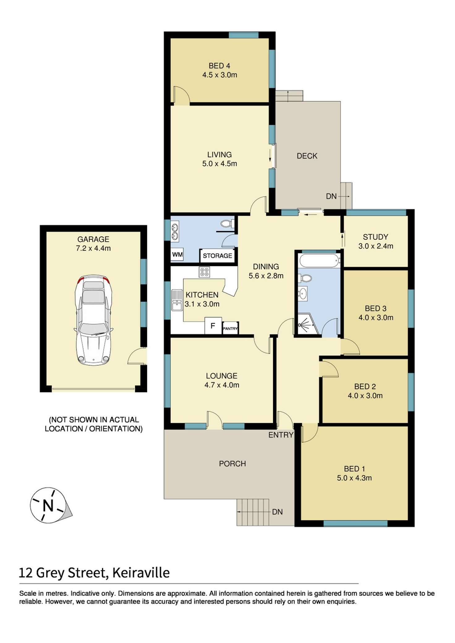 Floorplan of Homely house listing, 12 Grey Street, Keiraville NSW 2500