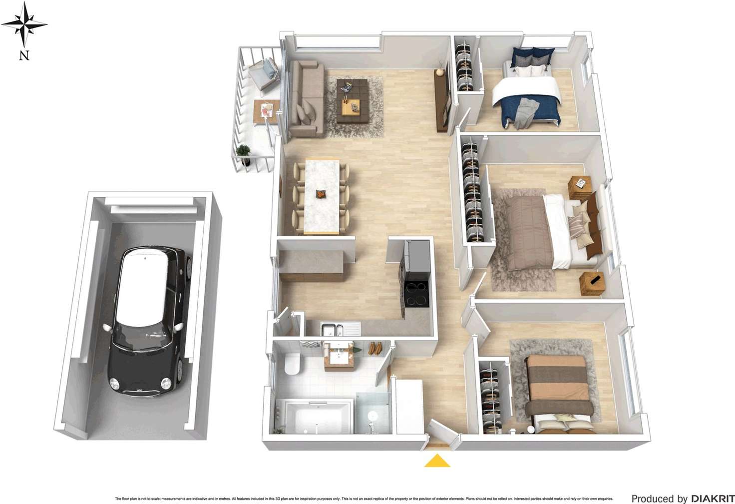 Floorplan of Homely apartment listing, 5/186 Russell Avenue, Dolls Point NSW 2219