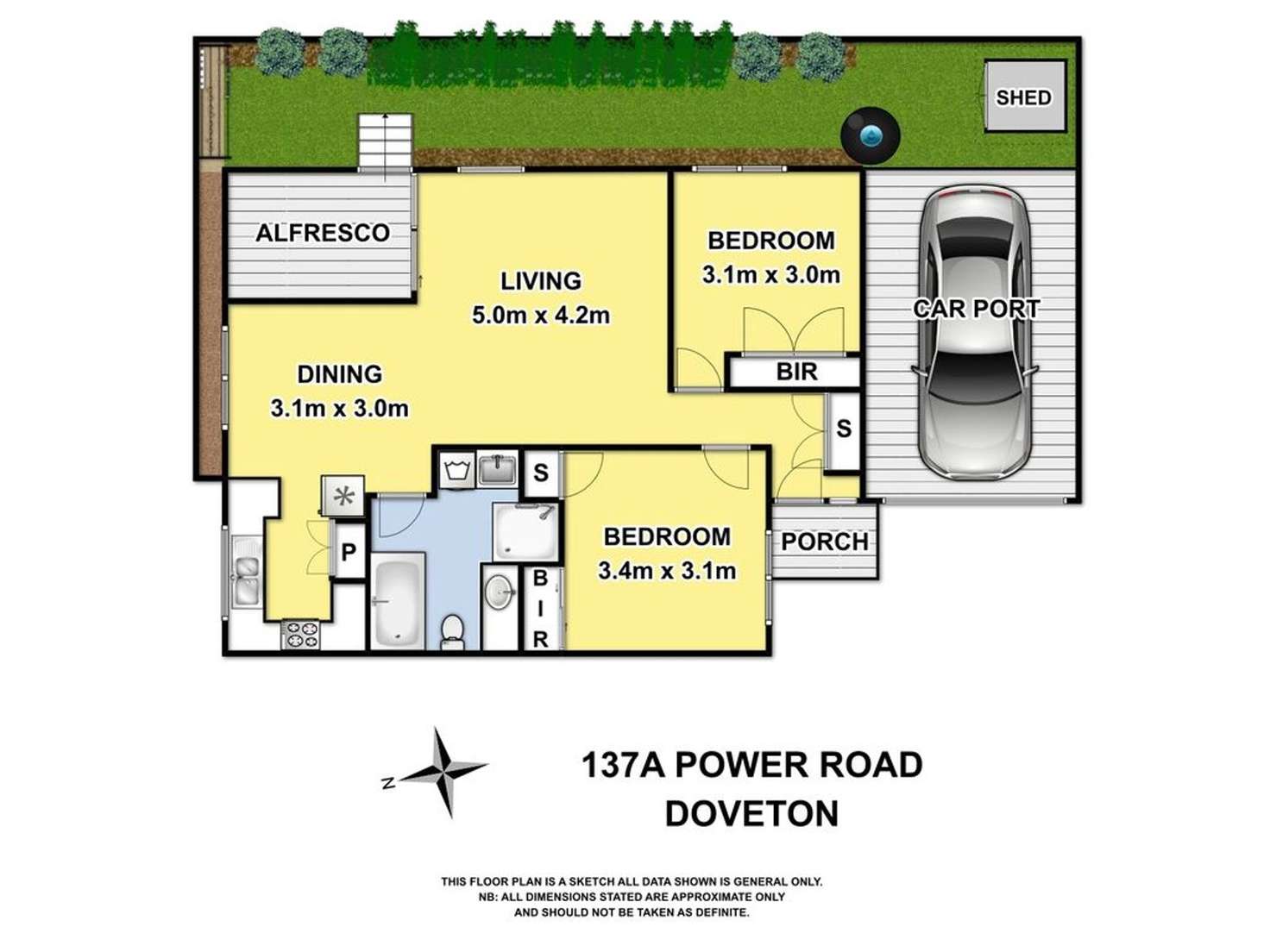 Floorplan of Homely unit listing, 137A Power Road, Doveton VIC 3177