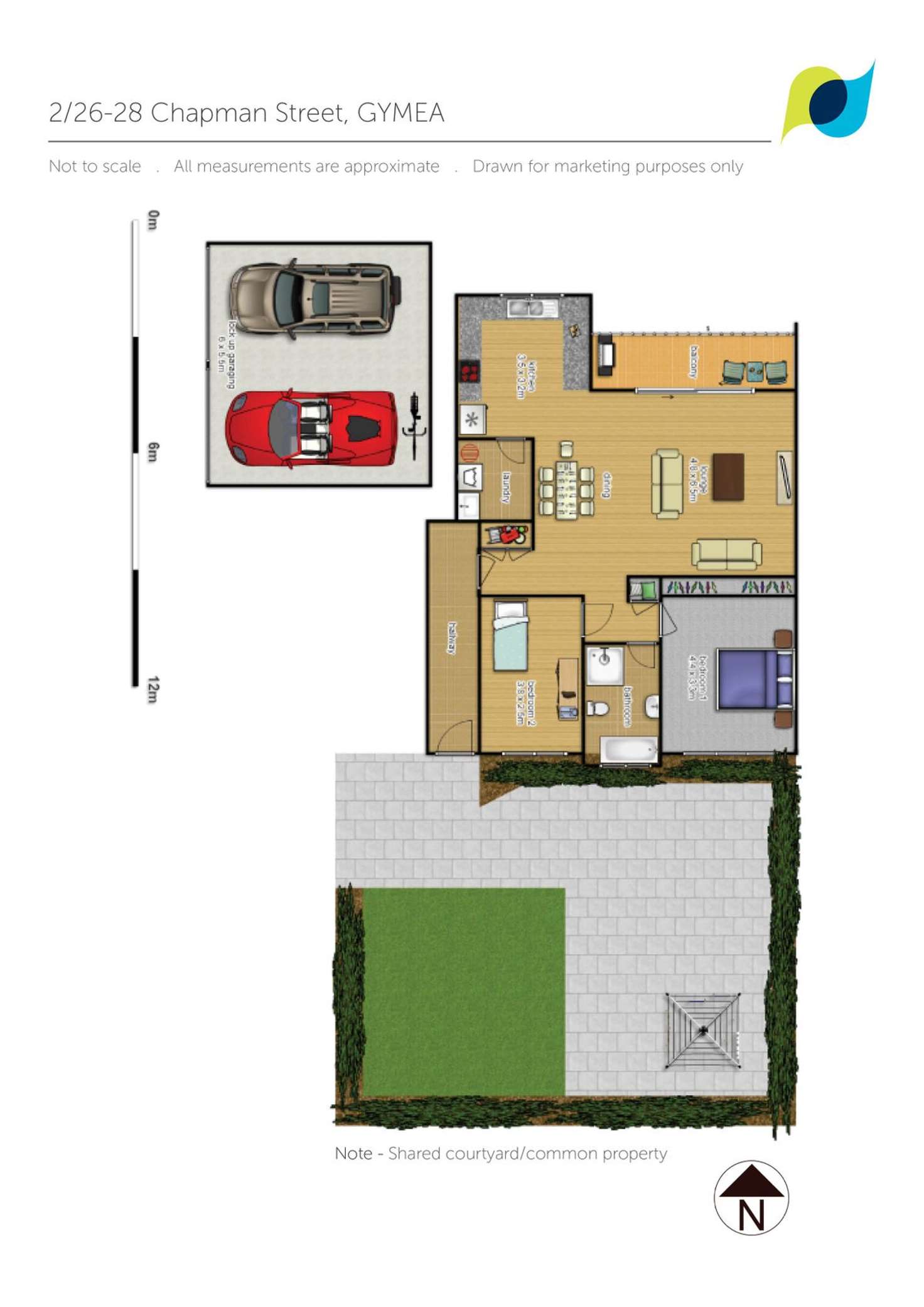 Floorplan of Homely apartment listing, 2/26-28 Chapman Street, Gymea NSW 2227