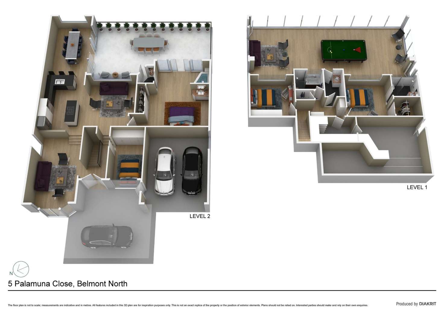 Floorplan of Homely house listing, 5 Palamuna Close, Belmont North NSW 2280