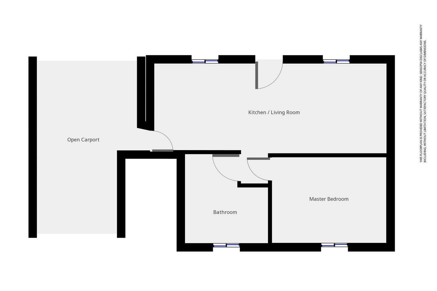 Floorplan of Homely unit listing, 3/83 Wilks Street, Bungalow QLD 4870