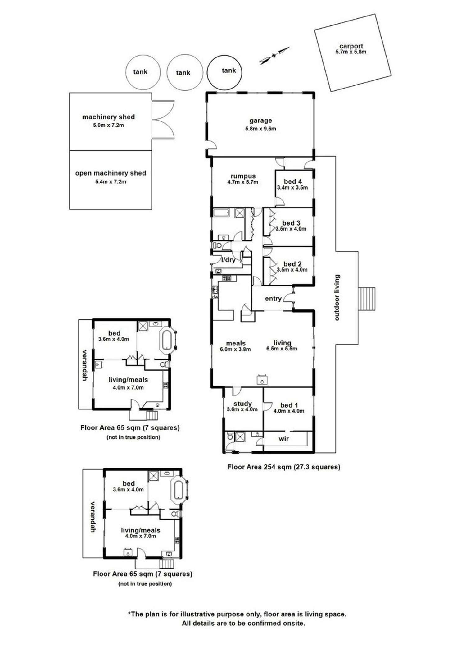 Floorplan of Homely house listing, 380 Woori Yallock Road, Cockatoo VIC 3781