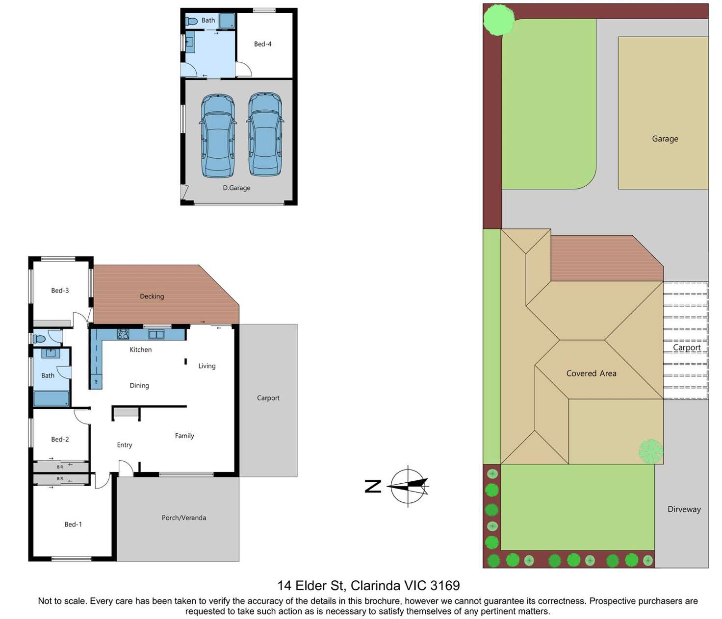 Floorplan of Homely house listing, 14 Elder Street, Clarinda VIC 3169