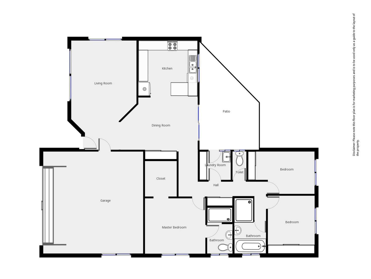 Floorplan of Homely villa listing, 25B Gibson Place, Batehaven NSW 2536