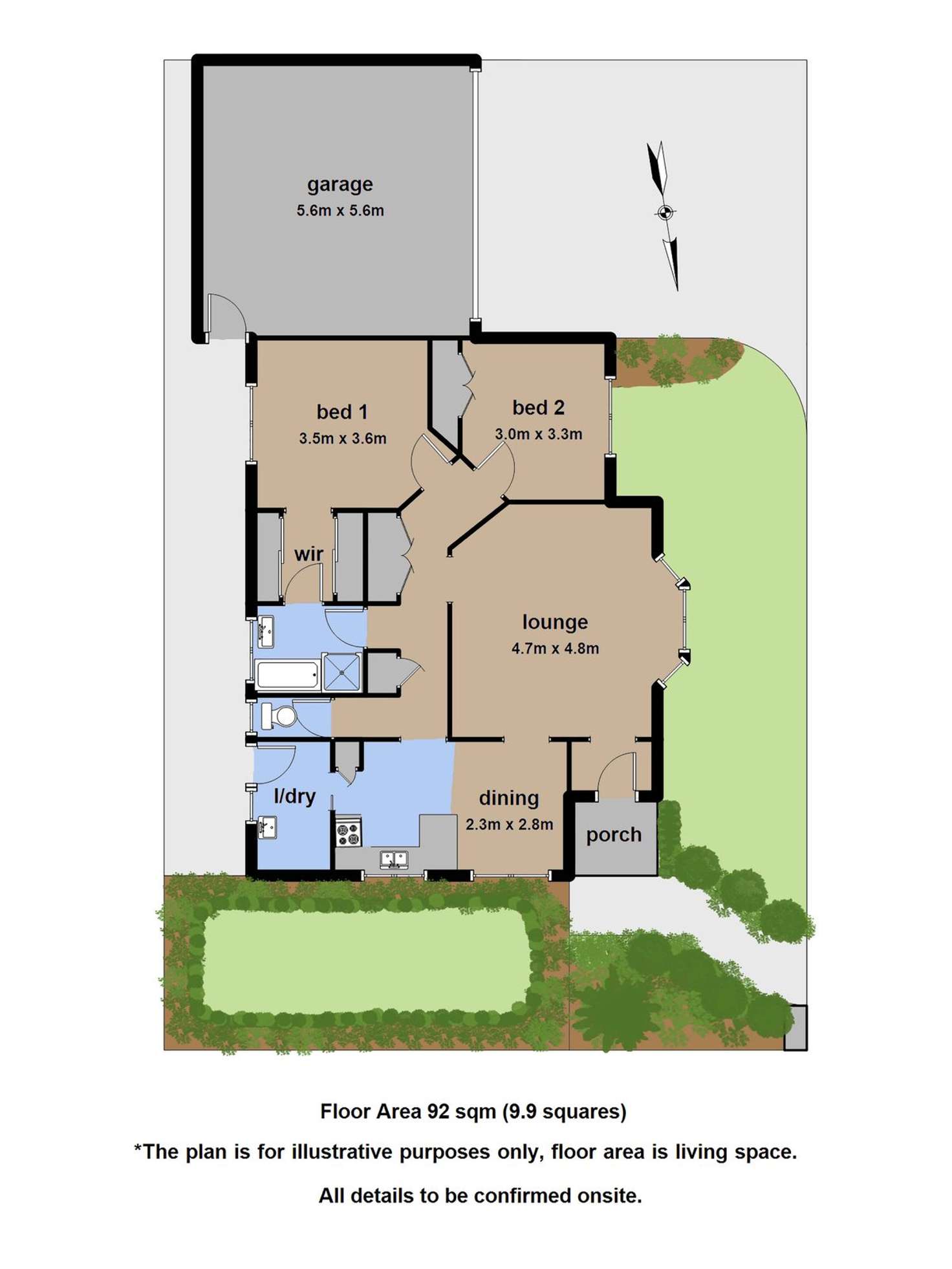 Floorplan of Homely unit listing, 1/11 Josephine Avenue, Narre Warren VIC 3805