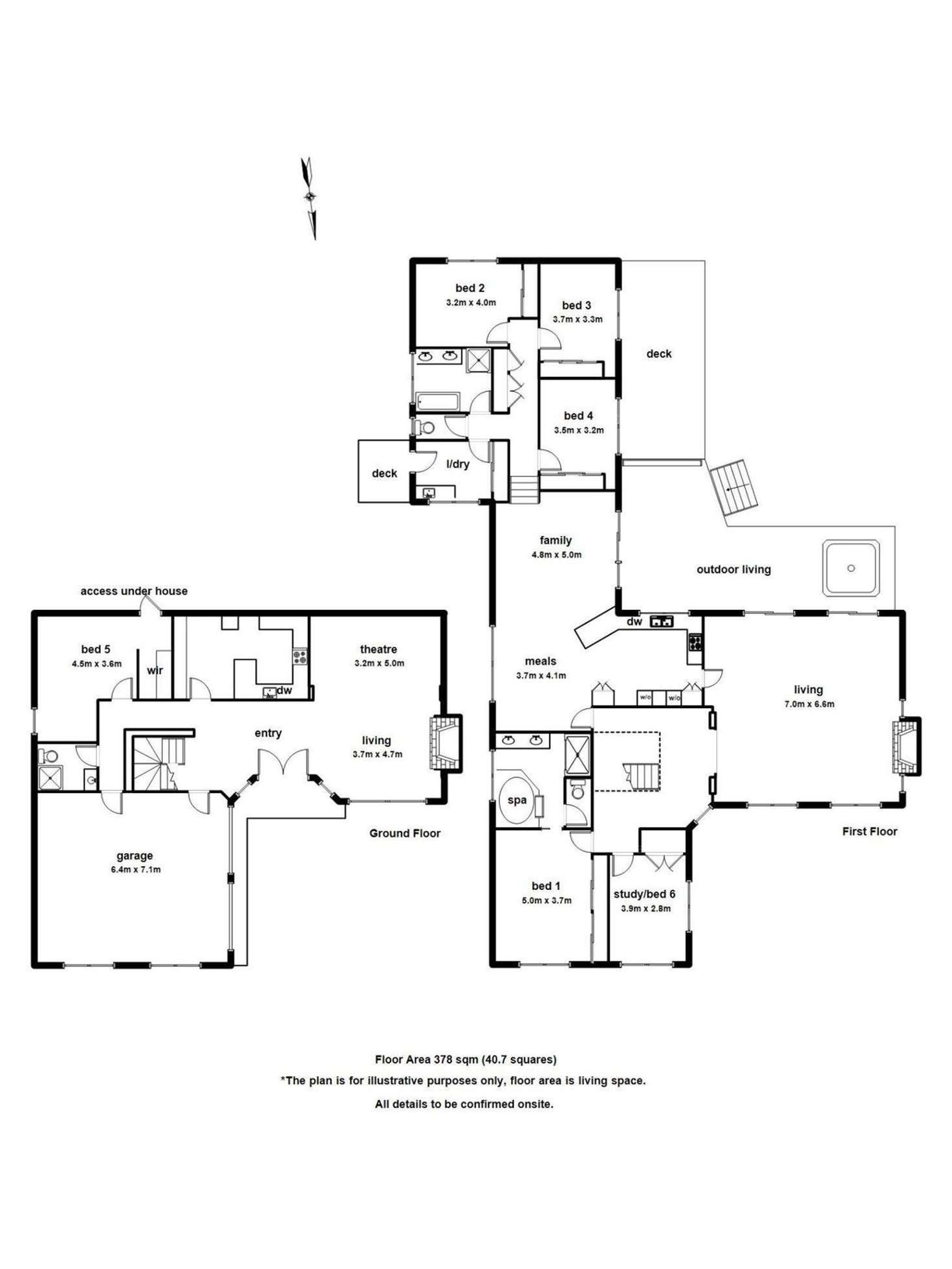 Floorplan of Homely house listing, 5 Vista Road, Belgrave Heights VIC 3160