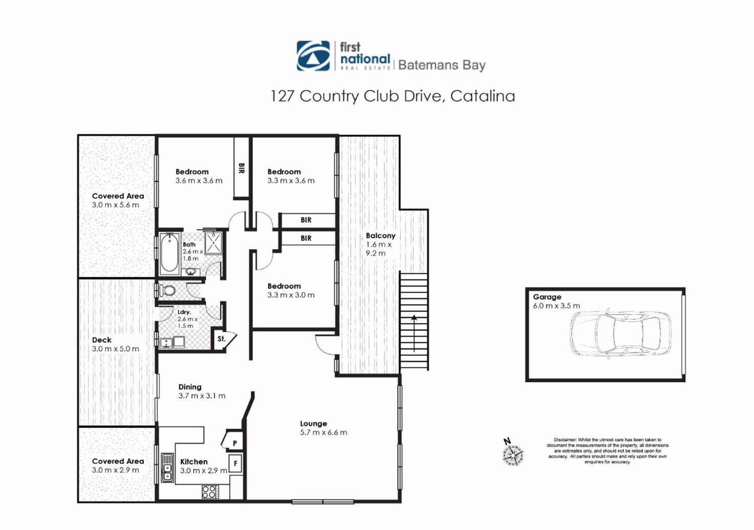 Floorplan of Homely house listing, 127 Country Club Drive, Catalina NSW 2536