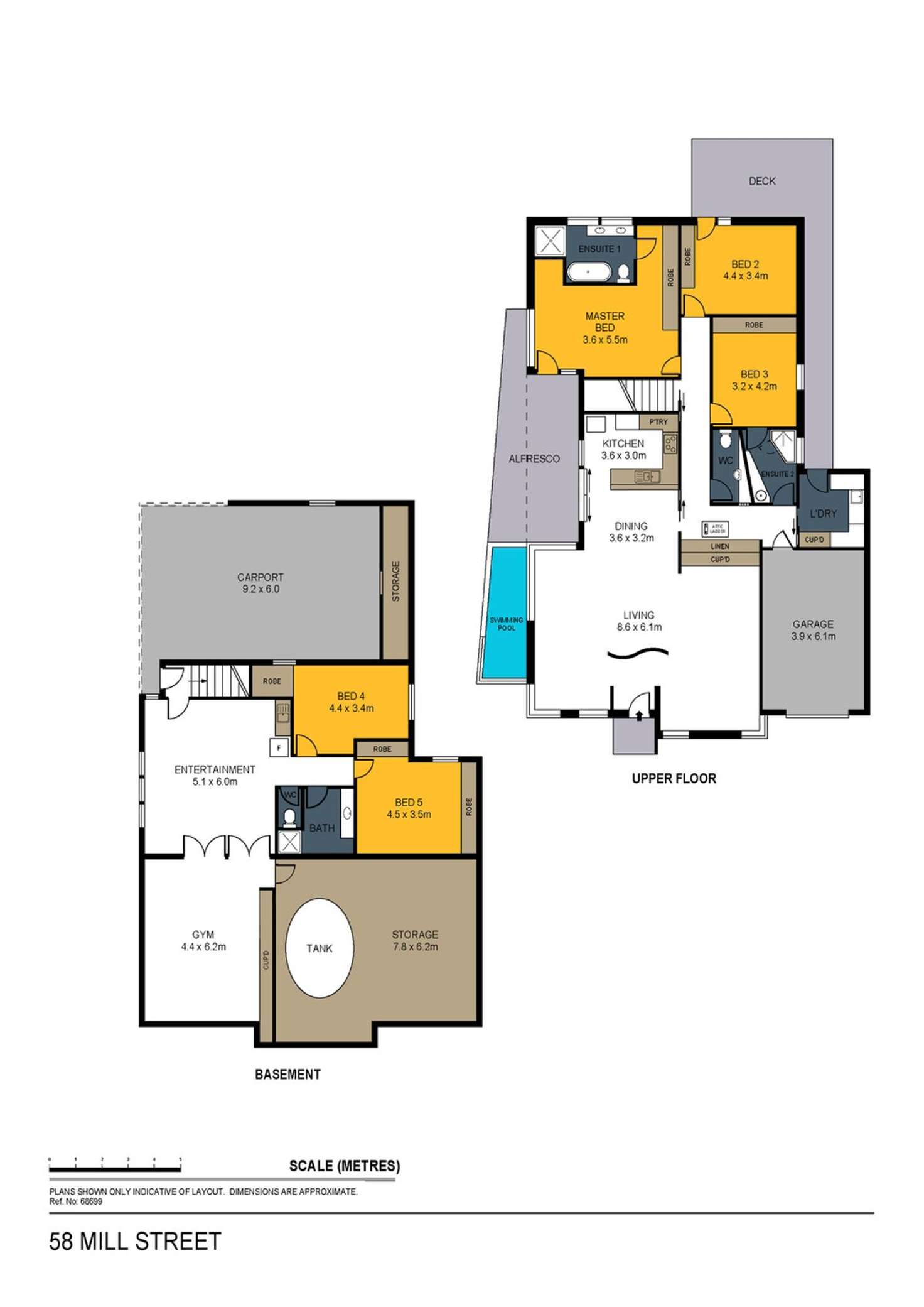 Floorplan of Homely house listing, 58 Mill Street, Strathdale VIC 3550