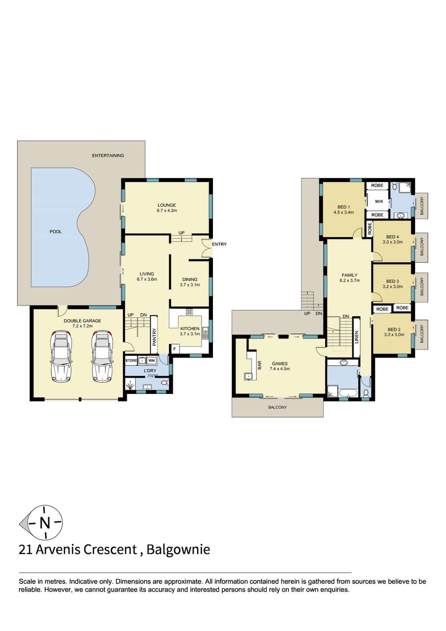 Floorplan of Homely house listing, 21 Arvenis Crescent, Balgownie NSW 2519