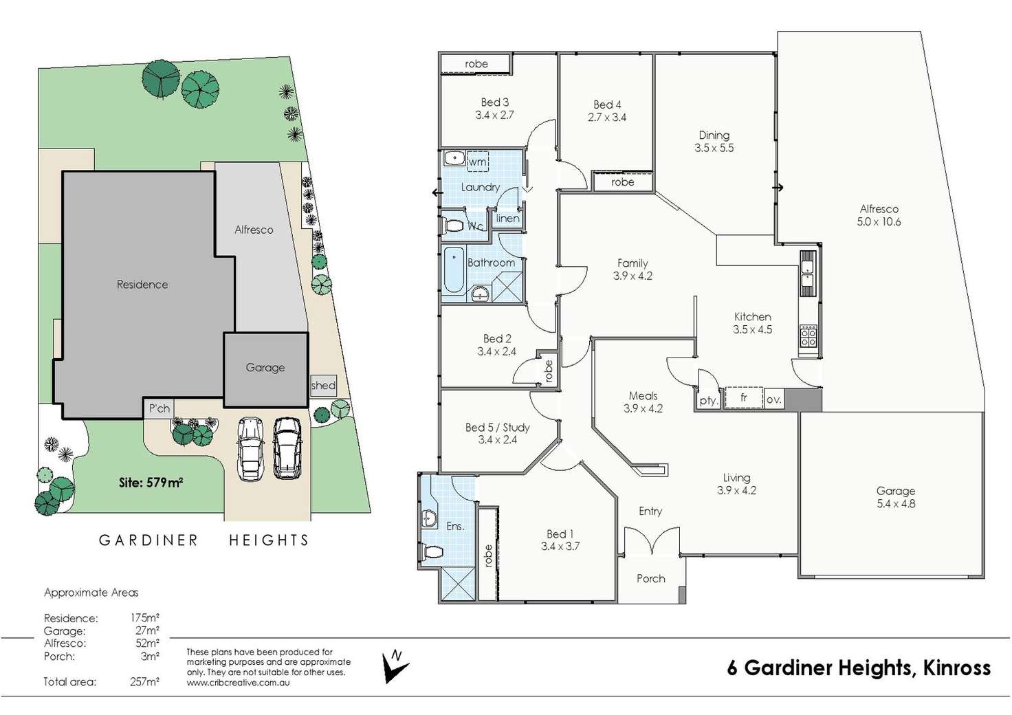 Floorplan of Homely house listing, 6 Gardiner Heights, Kinross WA 6028