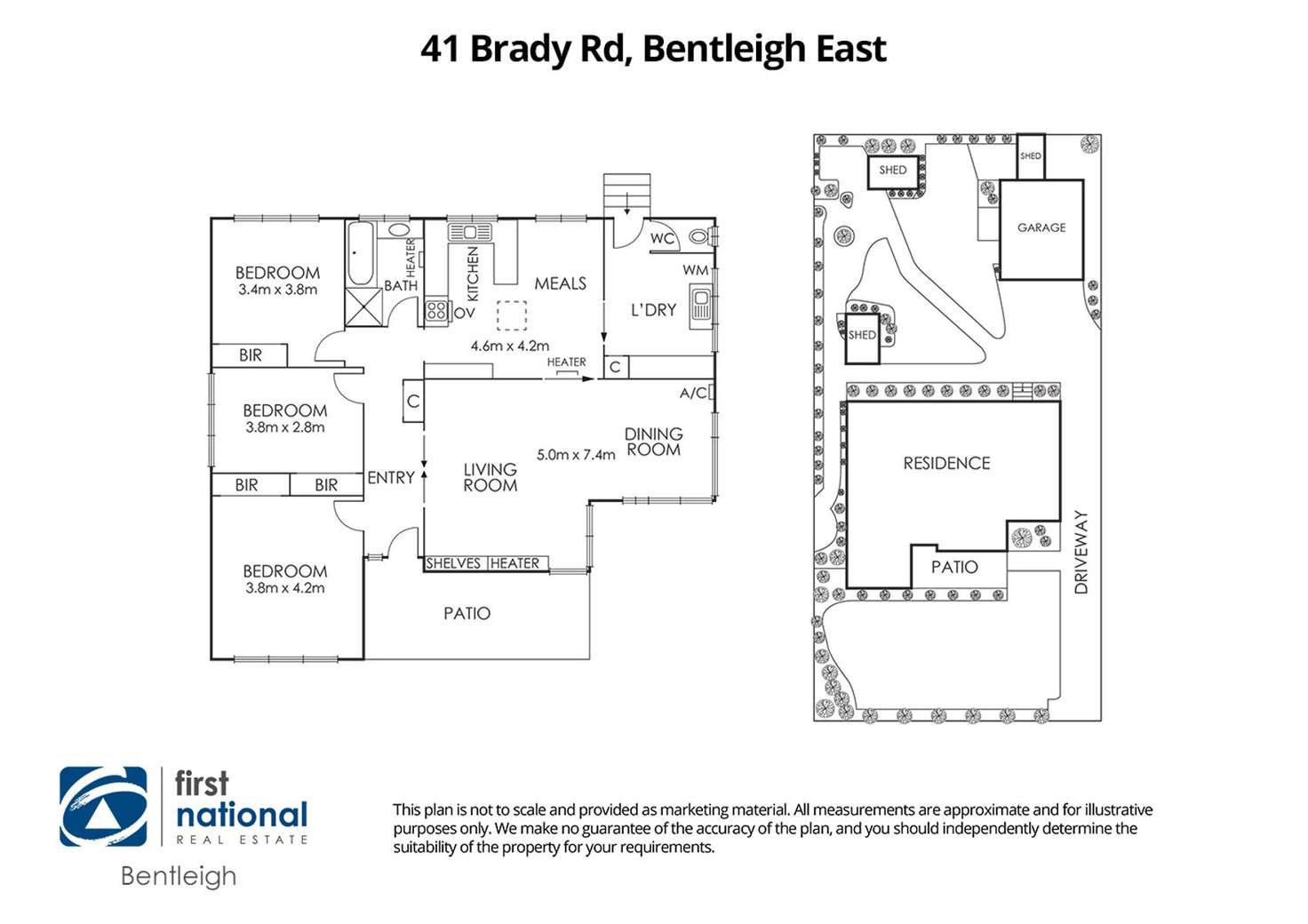 Floorplan of Homely house listing, 41 Brady Road, Bentleigh East VIC 3165