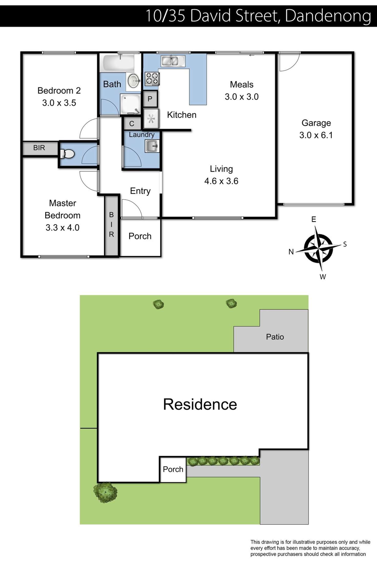Floorplan of Homely unit listing, 10/35 David Street, Dandenong VIC 3175