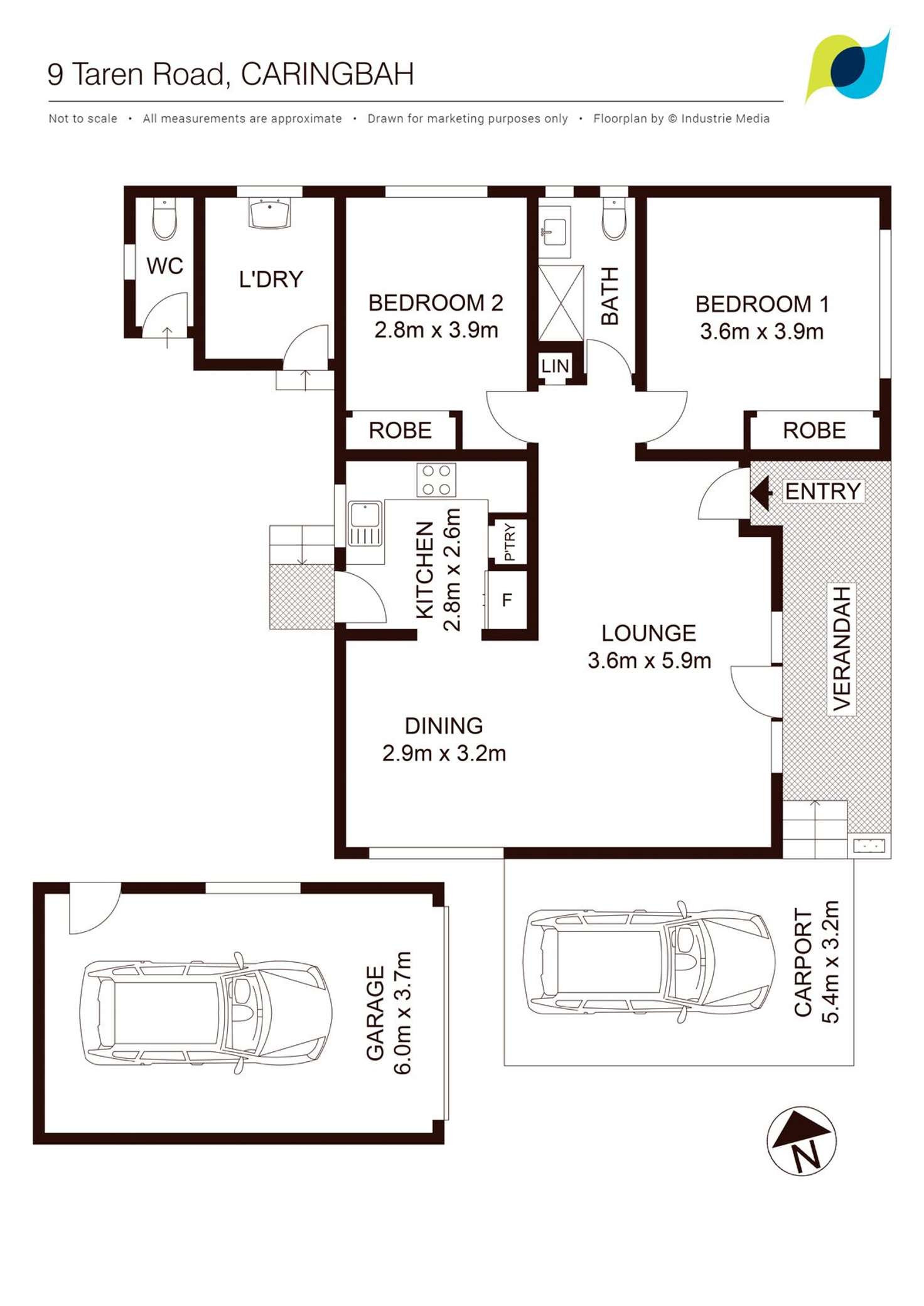 Floorplan of Homely house listing, 9 Taren Road, Caringbah NSW 2229