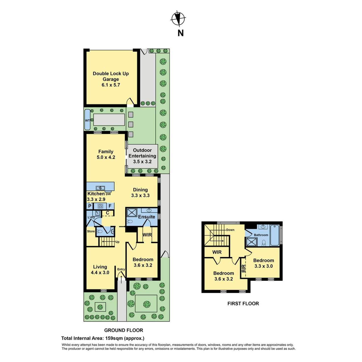Floorplan of Homely townhouse listing, 8 Beaurepaire Parade, Footscray VIC 3011