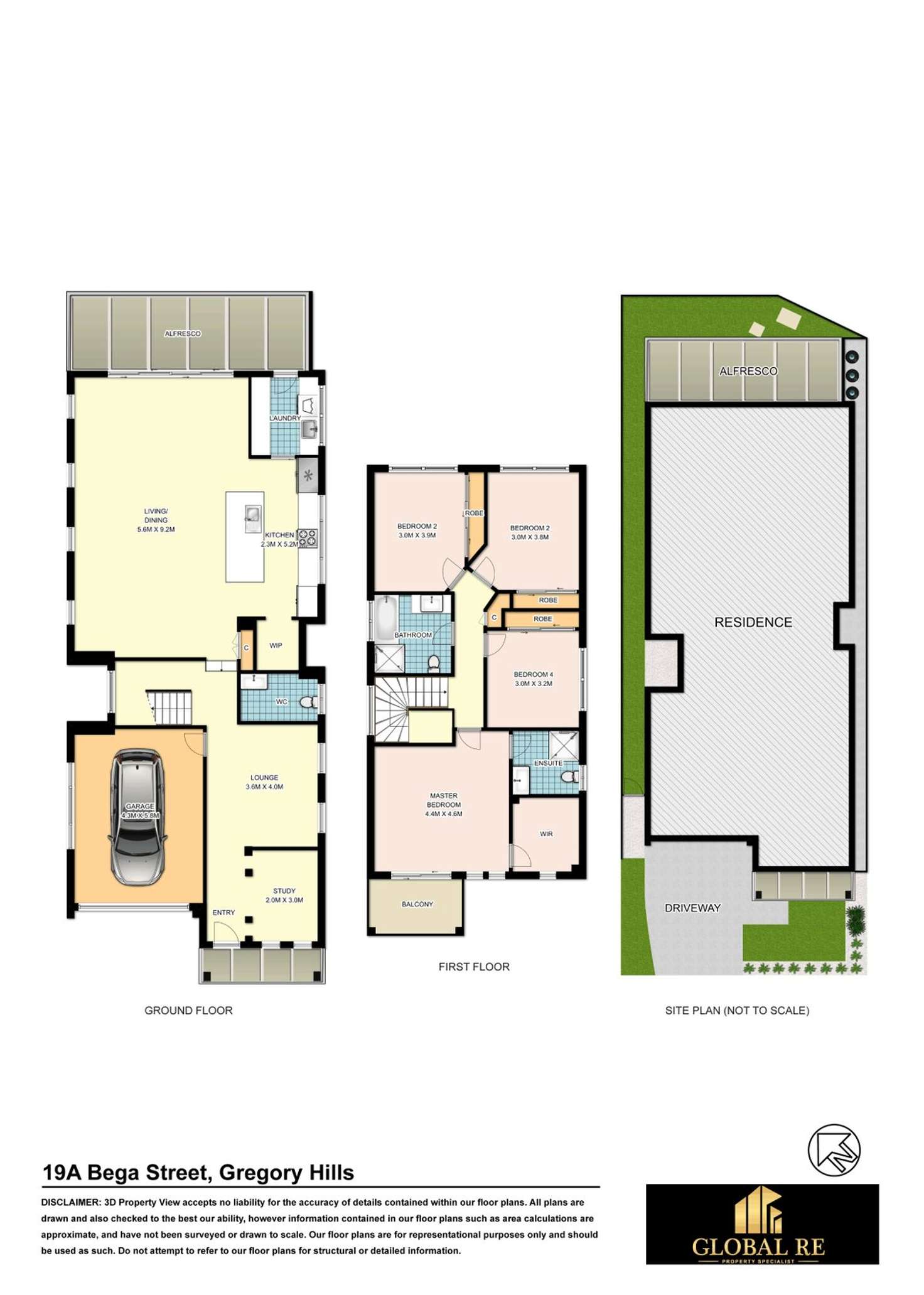 Floorplan of Homely house listing, 19A Bega Street, Gregory Hills NSW 2557