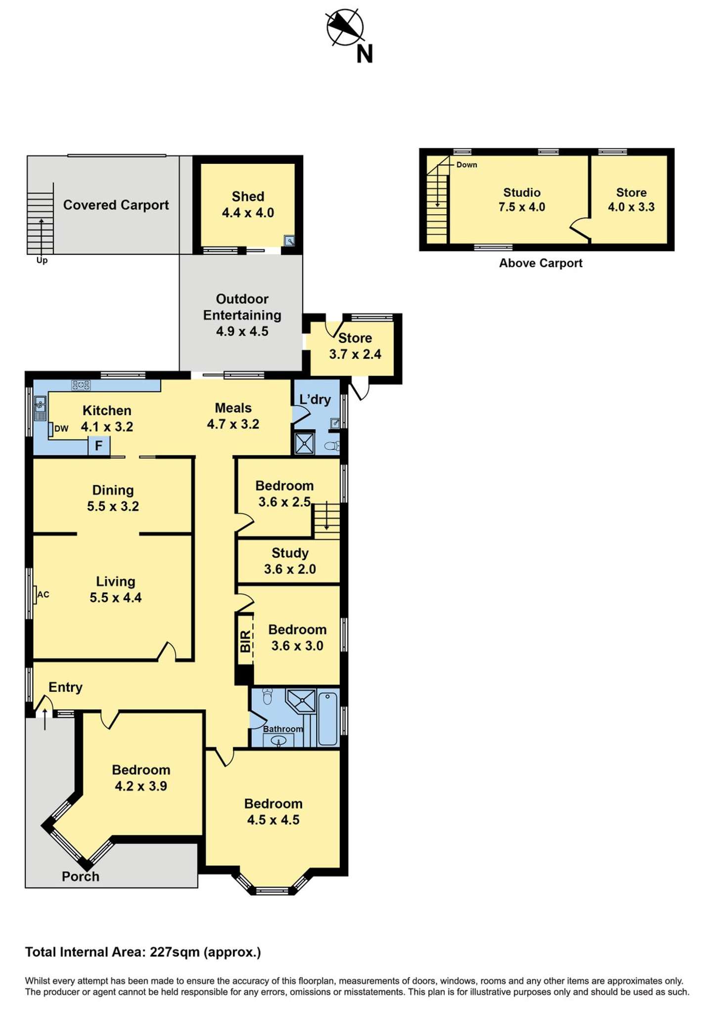 Floorplan of Homely house listing, 5 The Crescent, Ascot Vale VIC 3032