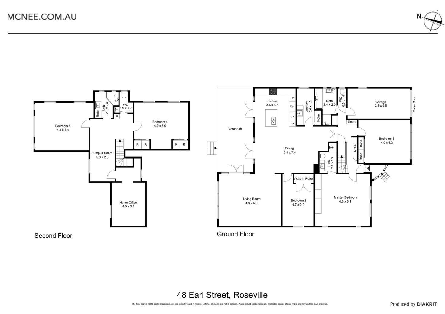 Floorplan of Homely house listing, 48 Earl Street, Roseville NSW 2069