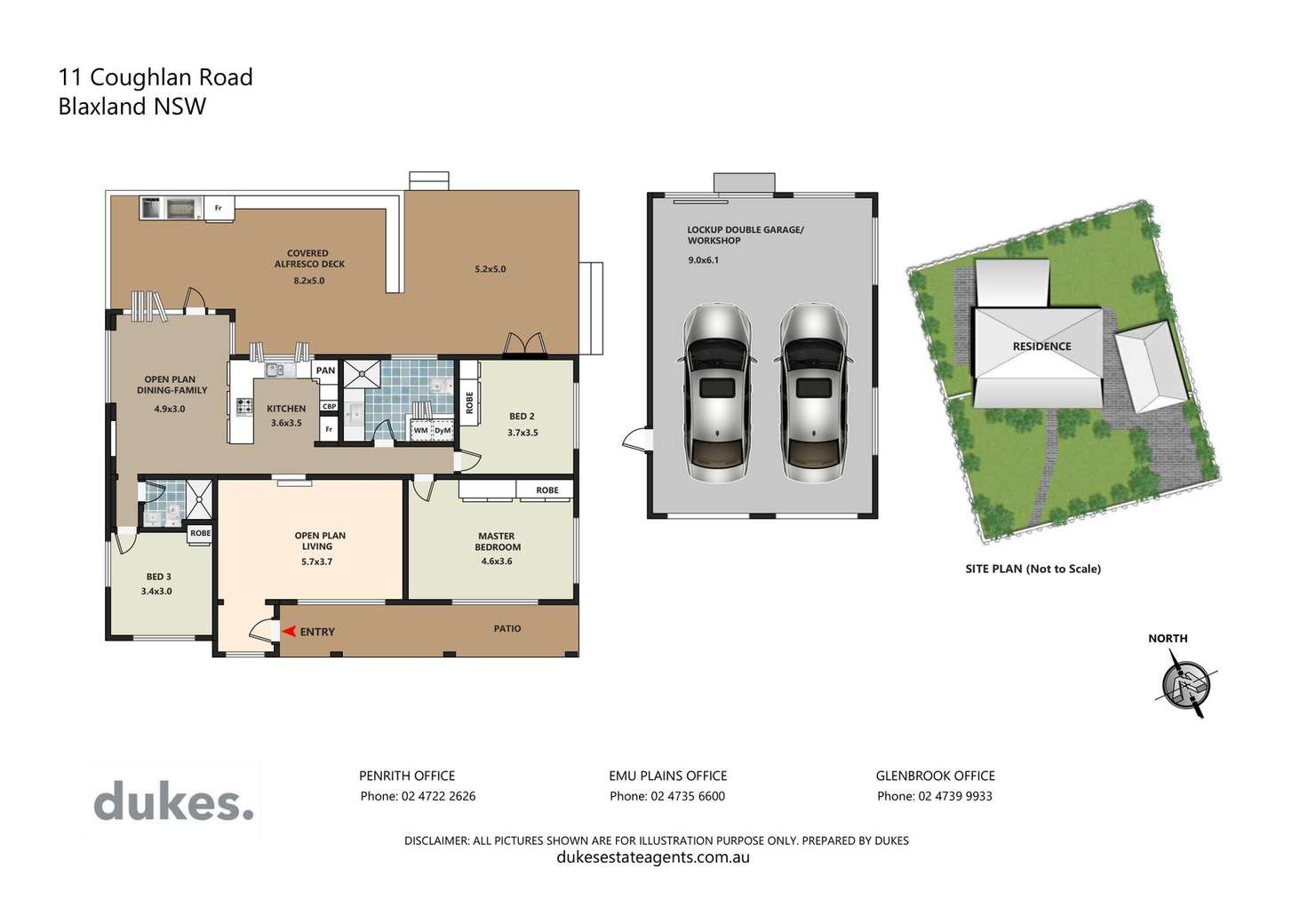 Floorplan of Homely house listing, 11 Coughlan Road, Blaxland NSW 2774