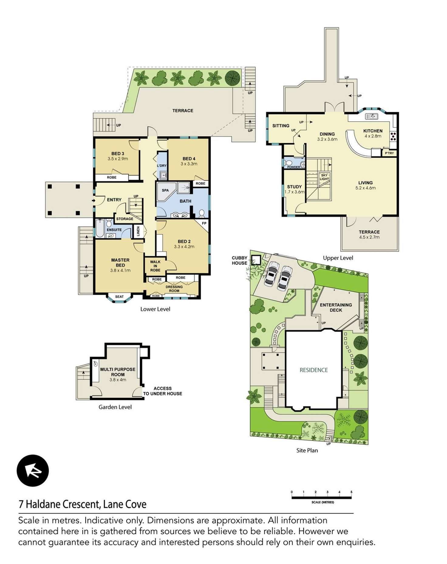 Floorplan of Homely house listing, 7 Haldane Crescent, Lane Cove NSW 2066