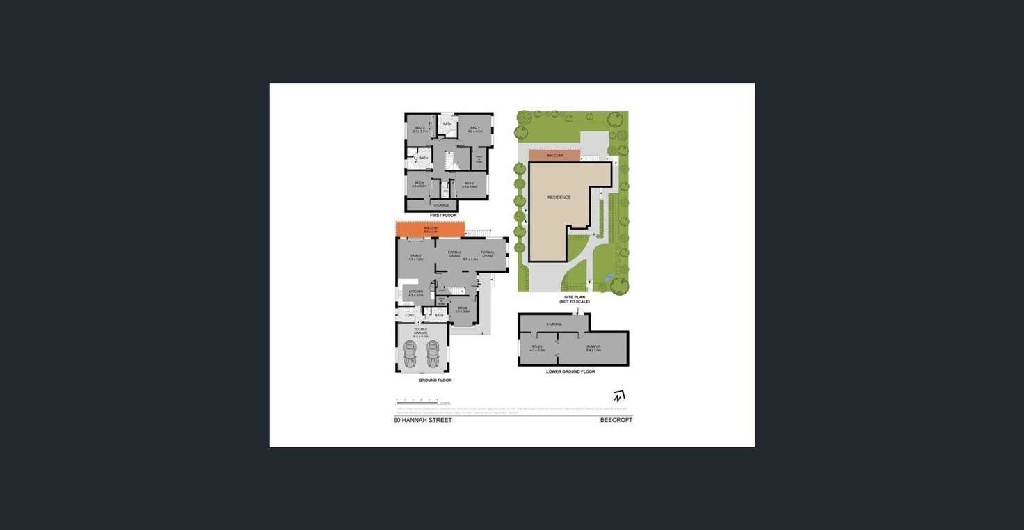 Floorplan of Homely house listing, 60 Hannah Street, Beecroft NSW 2119
