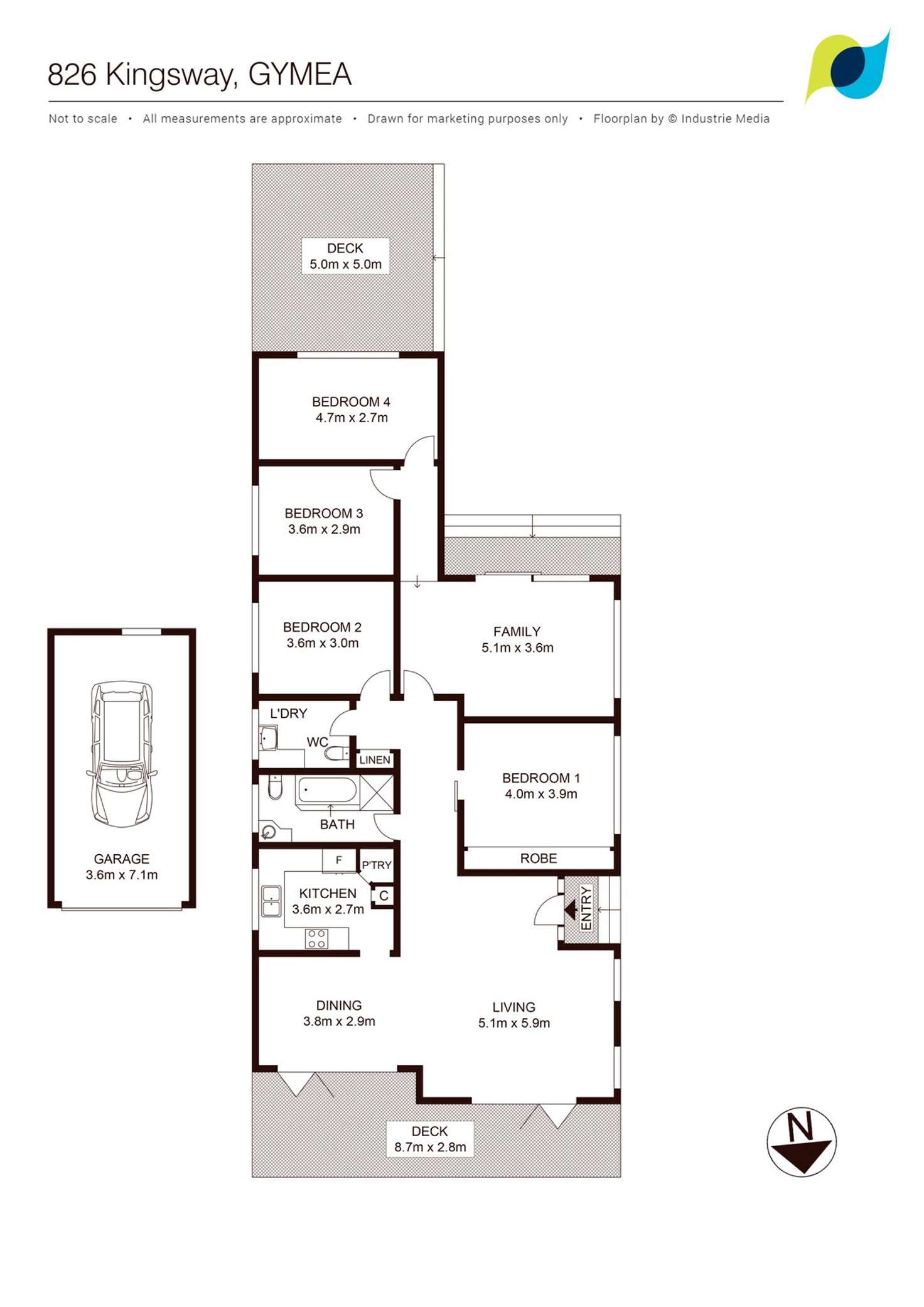 Floorplan of Homely house listing, 826 Kingsway, Gymea NSW 2227