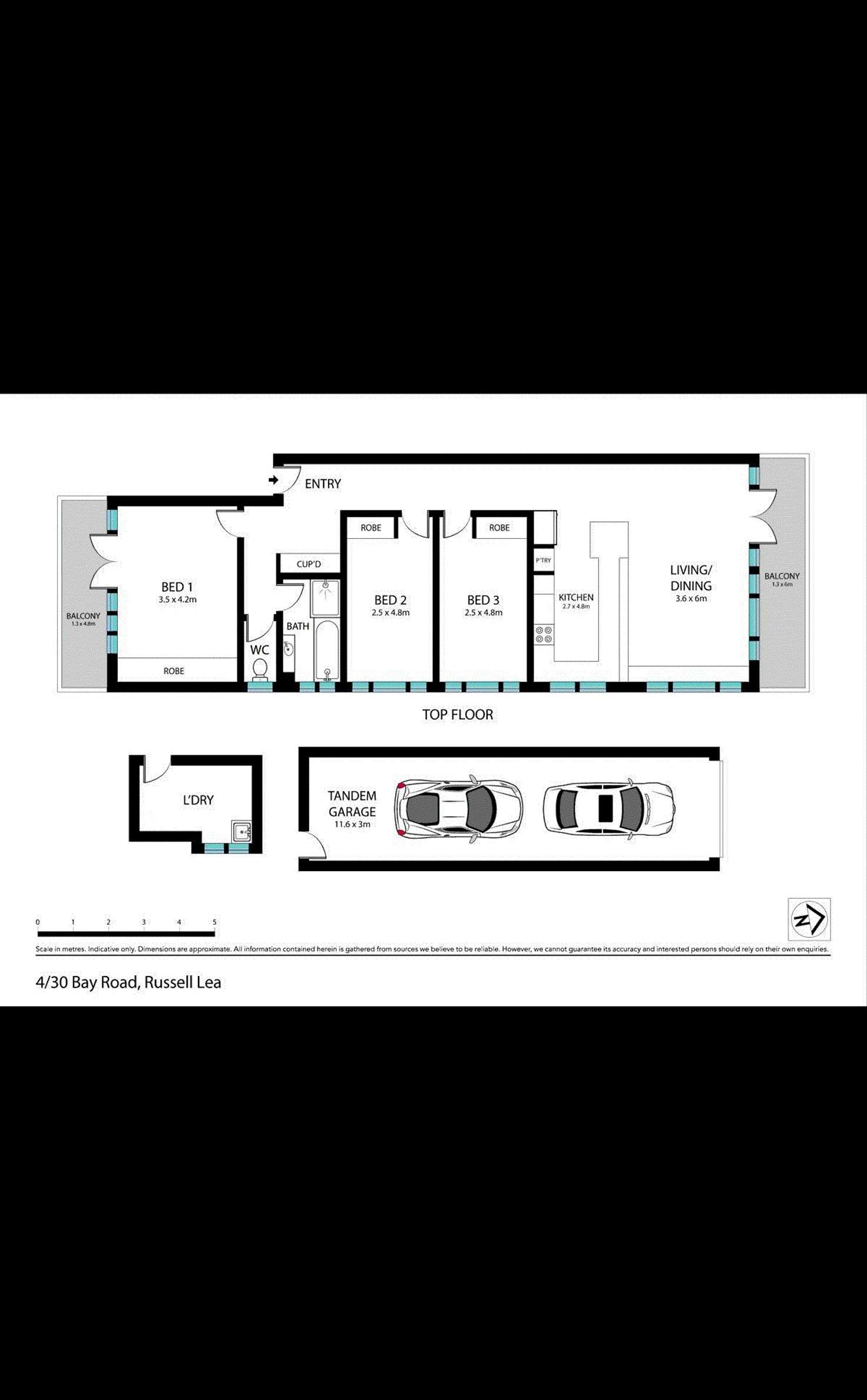 Floorplan of Homely apartment listing, 4/30 Bay Road, Russell Lea NSW 2046