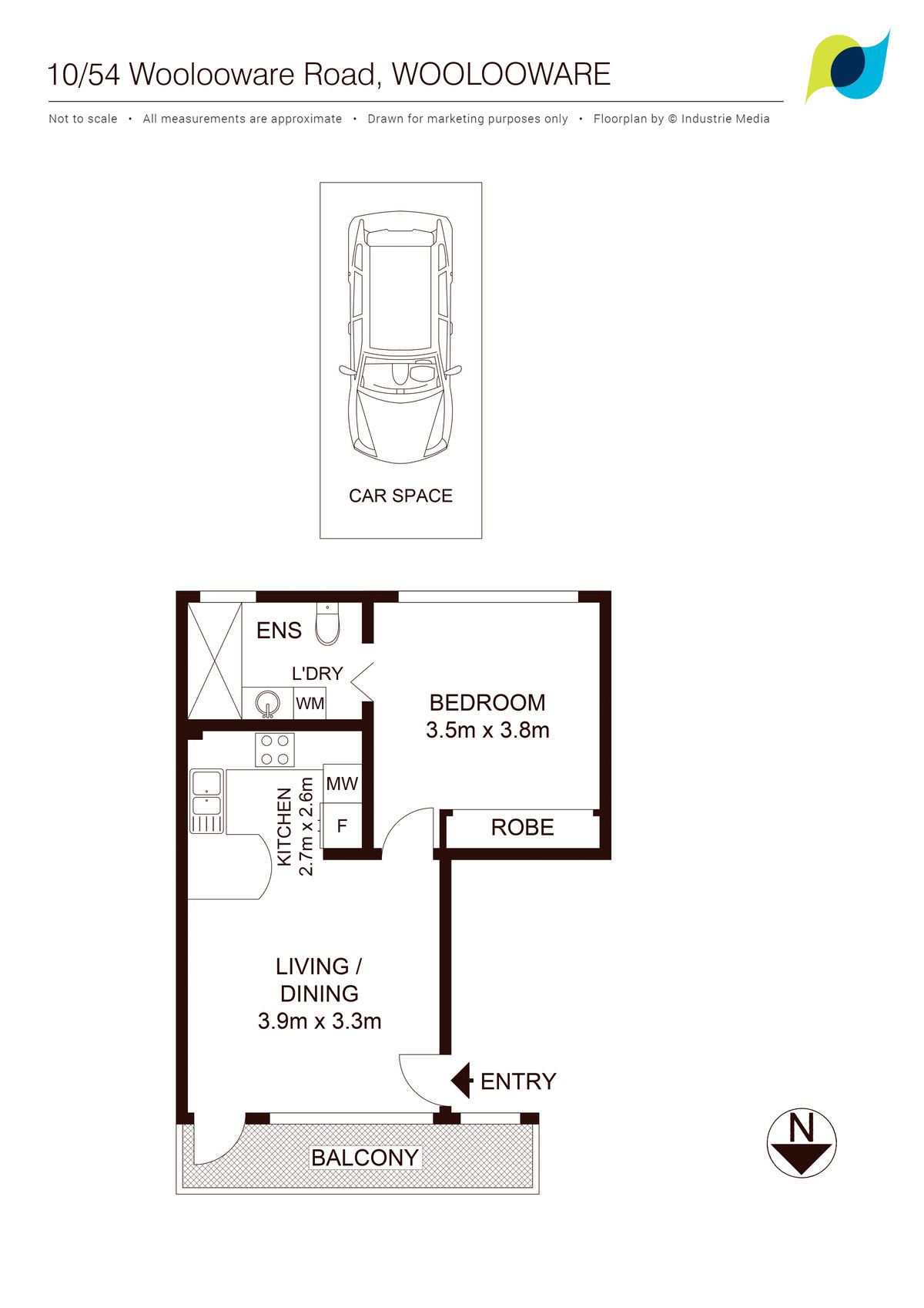 Floorplan of Homely apartment listing, 10/54 Woolooware Road, Woolooware NSW 2230