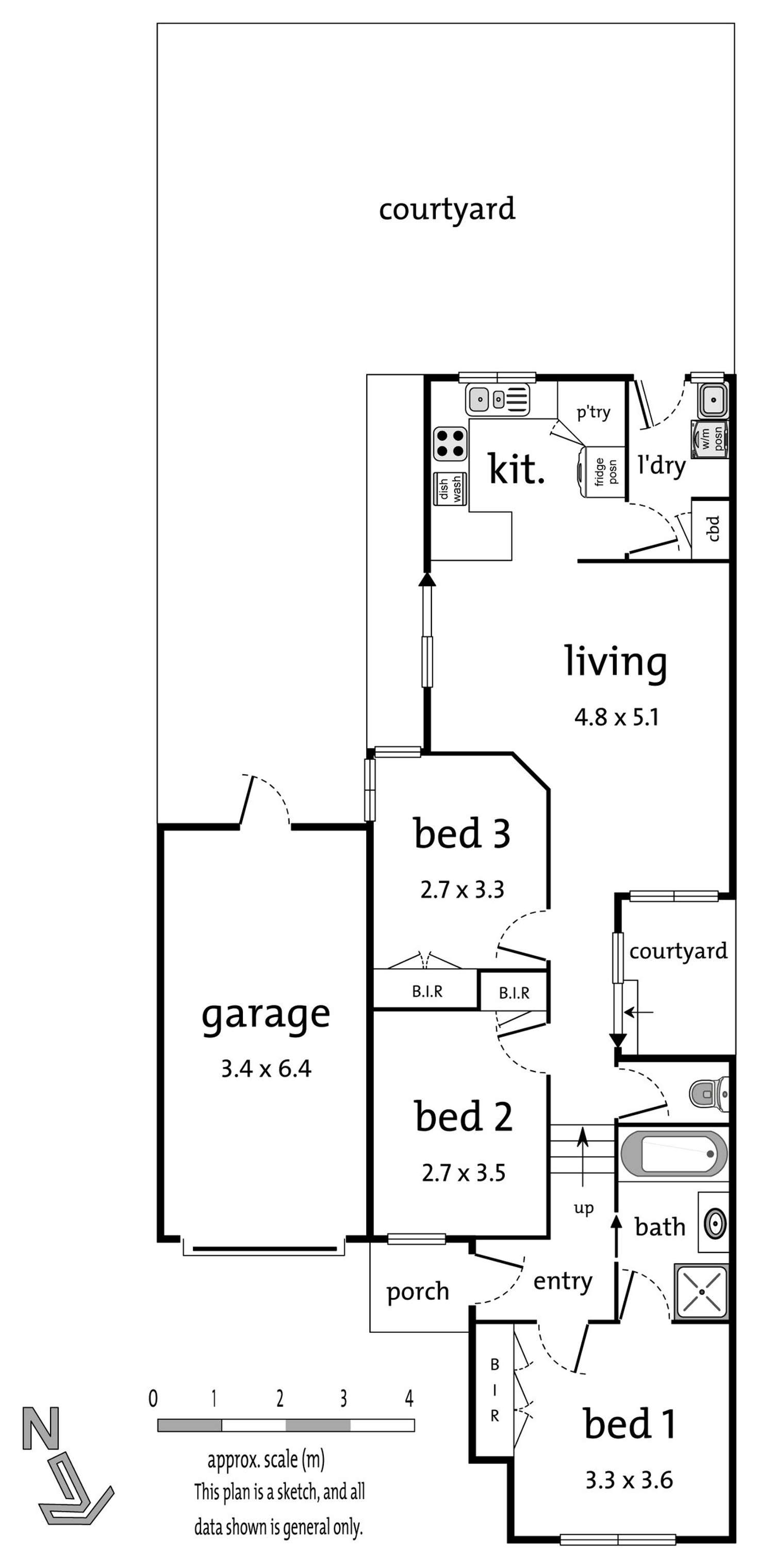 Floorplan of Homely townhouse listing, 8A Access Road, Mont Albert North VIC 3129