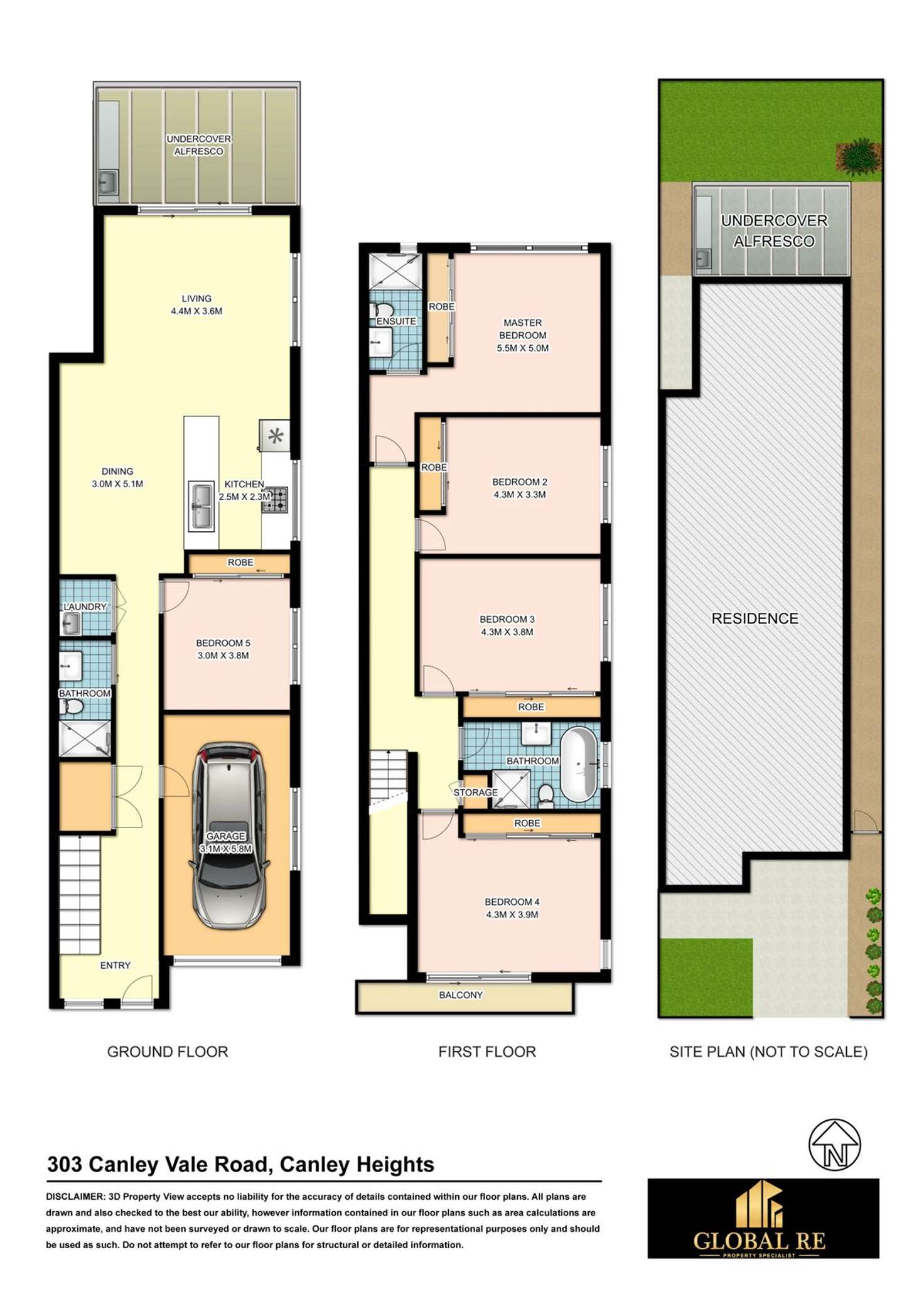 Floorplan of Homely semiDetached listing, 303 Canley Vale Road, Canley Heights NSW 2166