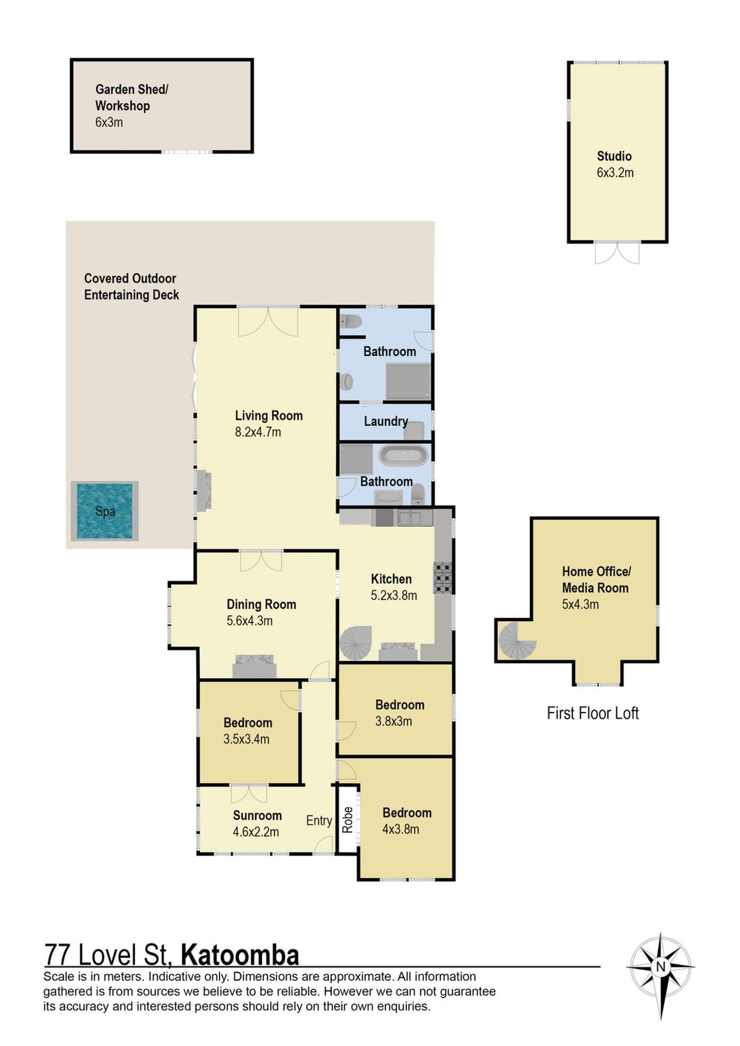 Floorplan of Homely house listing, 77 Lovel Street, Katoomba NSW 2780