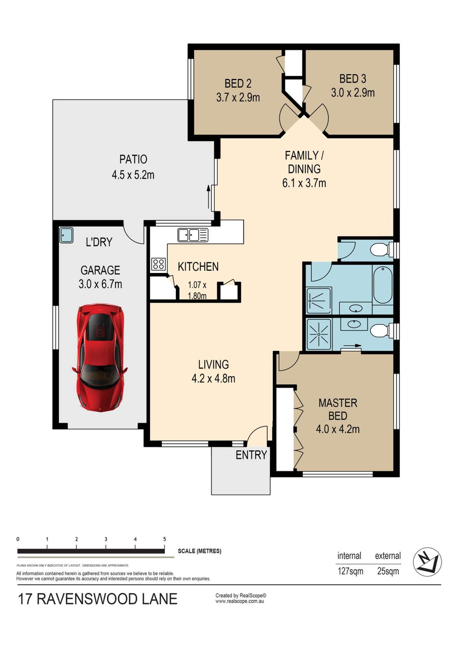 Floorplan of Homely house listing, 17 Ravenswood Lane, Springfield QLD 4300