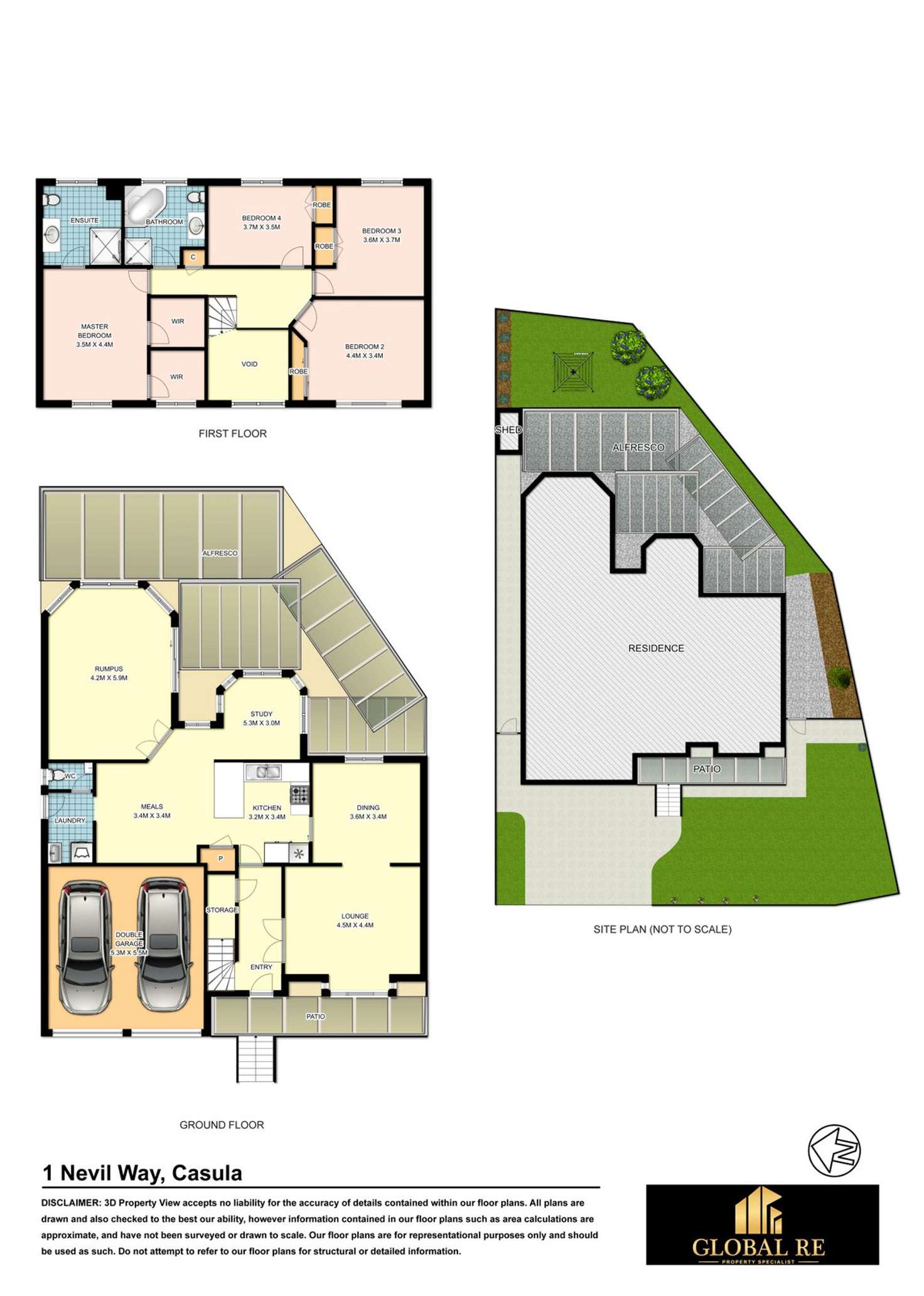 Floorplan of Homely house listing, 1B Nevil Way, Casula NSW 2170