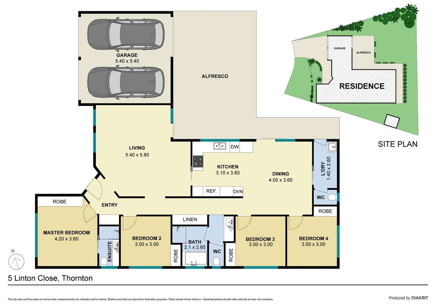 Floorplan of Homely house listing, 5 Linton Close, Thornton NSW 2322