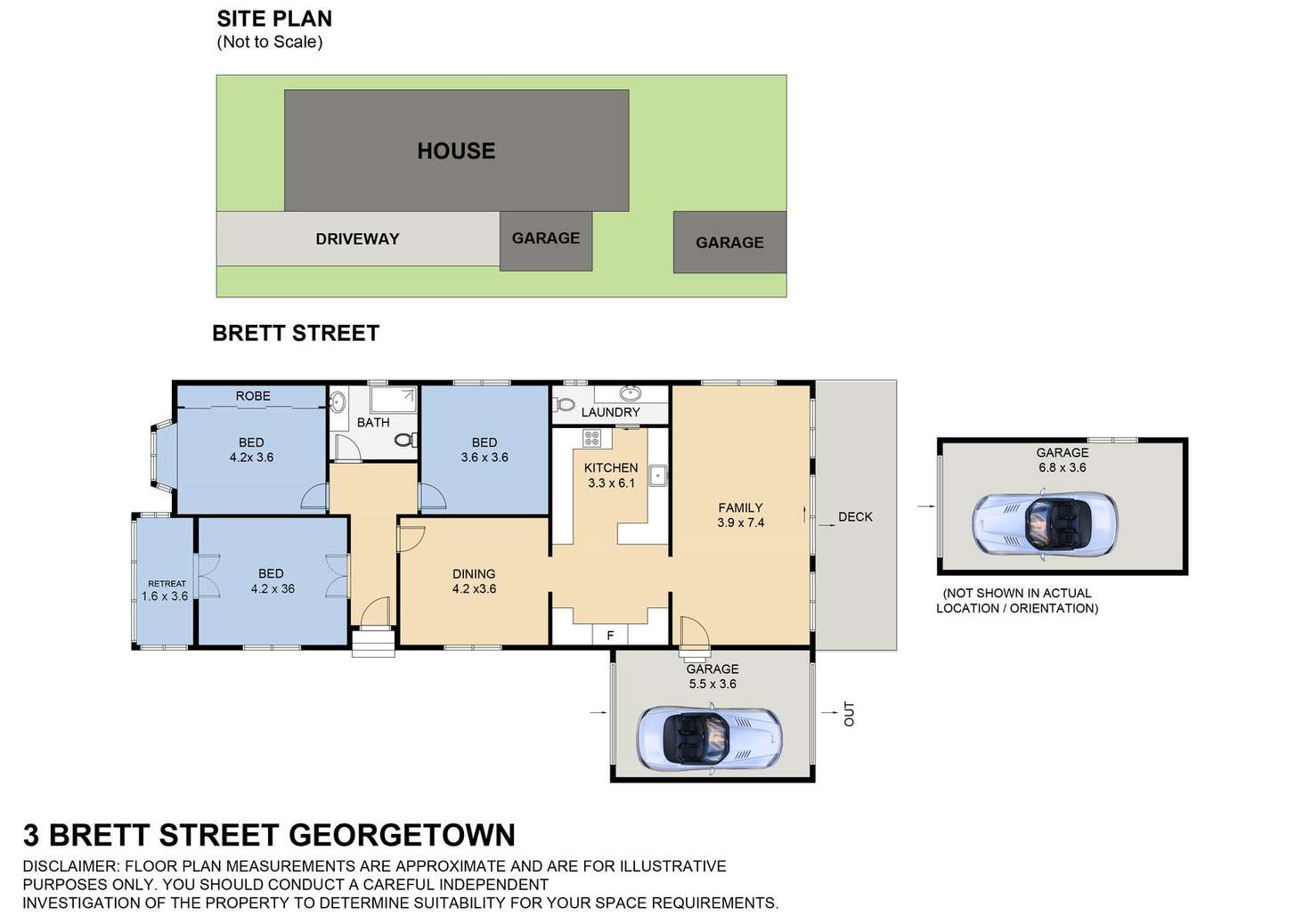 Floorplan of Homely house listing, 3 Brett Street, Georgetown NSW 2298
