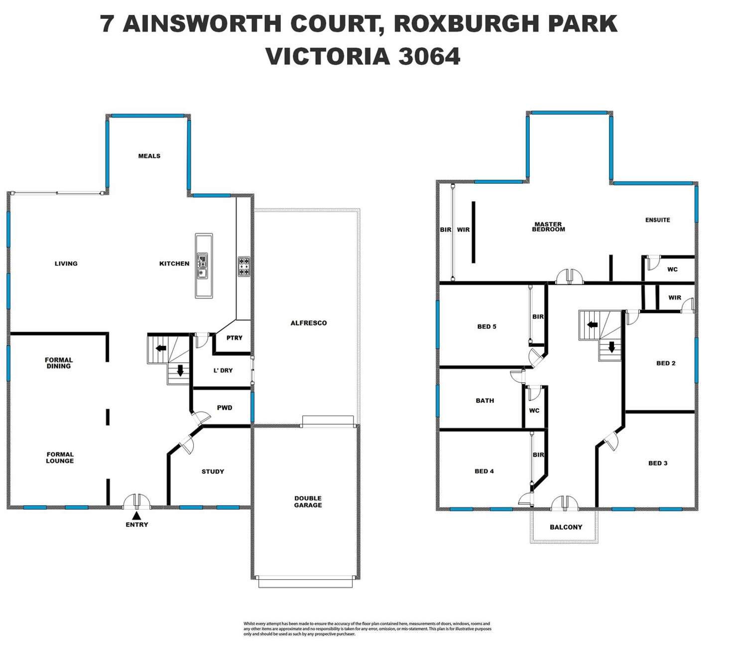 Floorplan of Homely house listing, 7 Ainsworth Court, Roxburgh Park VIC 3064