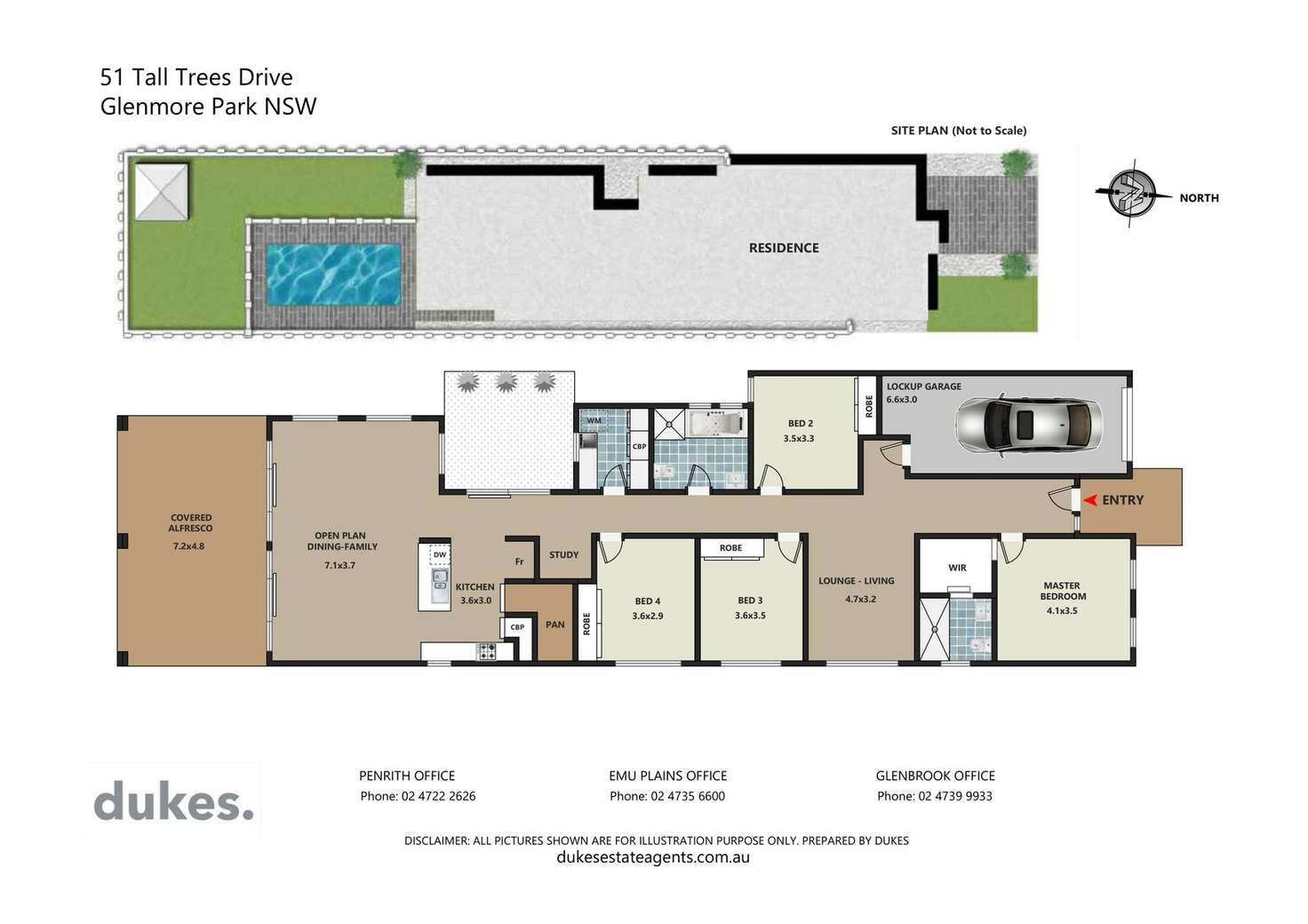 Floorplan of Homely house listing, 51 Tall Trees Drive, Glenmore Park NSW 2745