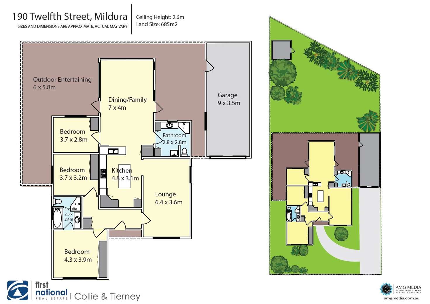 Floorplan of Homely house listing, 190 Twelfth Street, Mildura VIC 3500