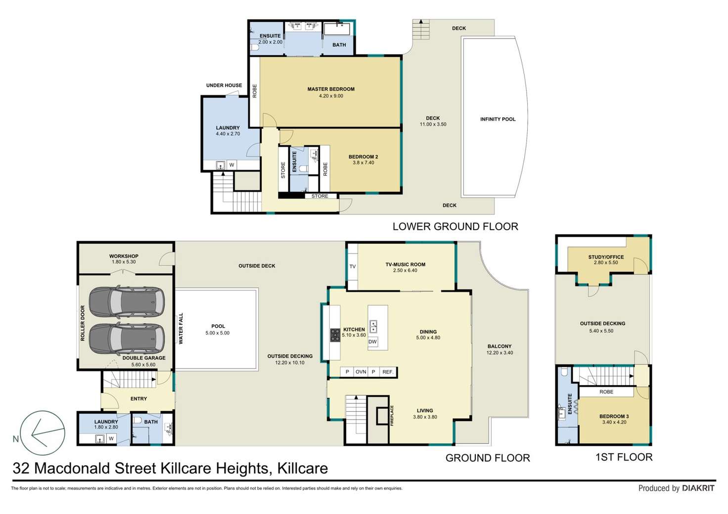 Floorplan of Homely house listing, 32 Macdonald Street, Killcare Heights NSW 2257