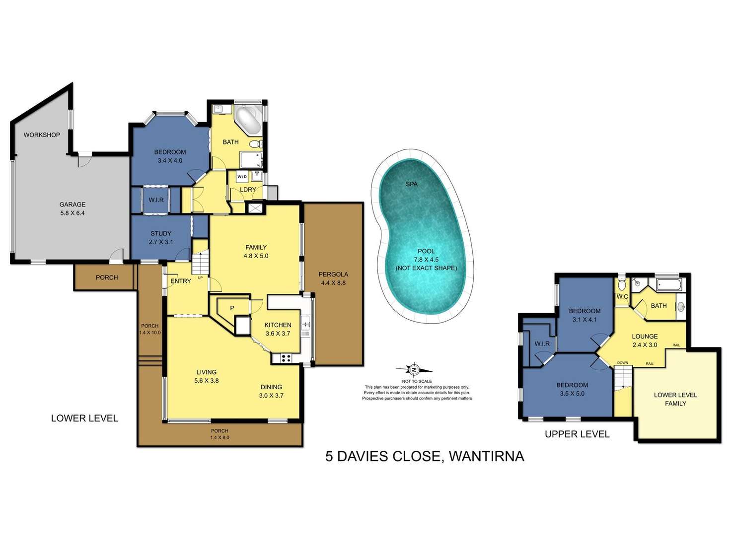 Floorplan of Homely house listing, 5 Davies Close, Wantirna VIC 3152